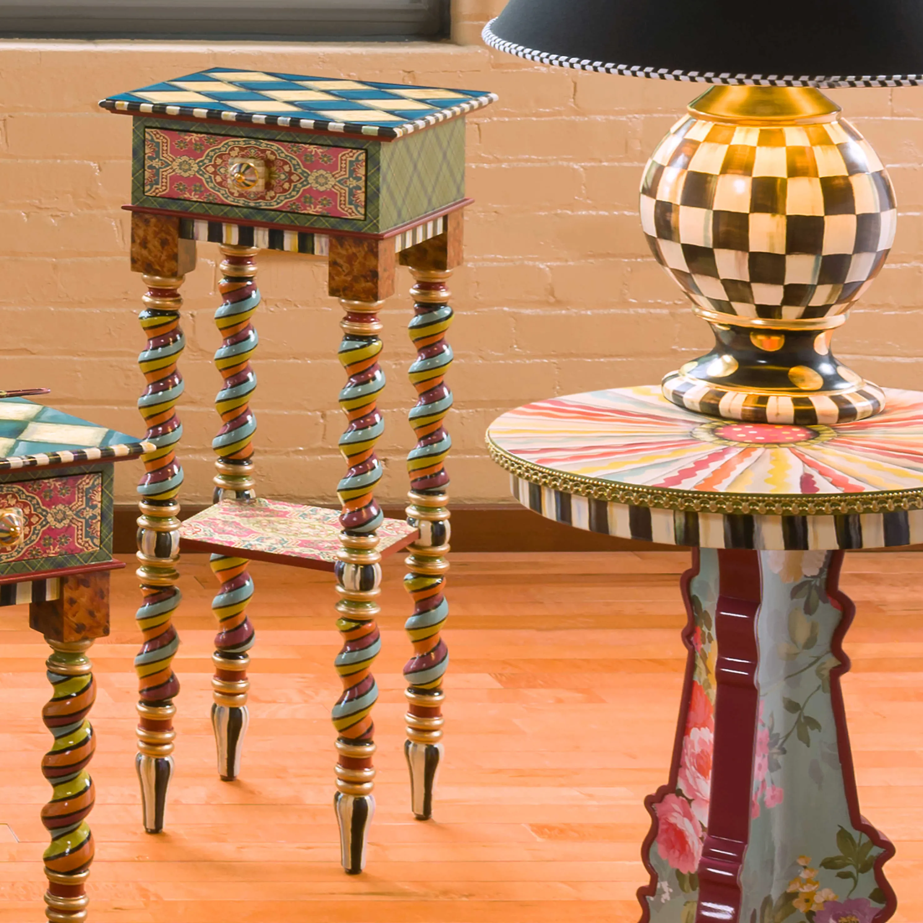 Barley Twist Table - Tall