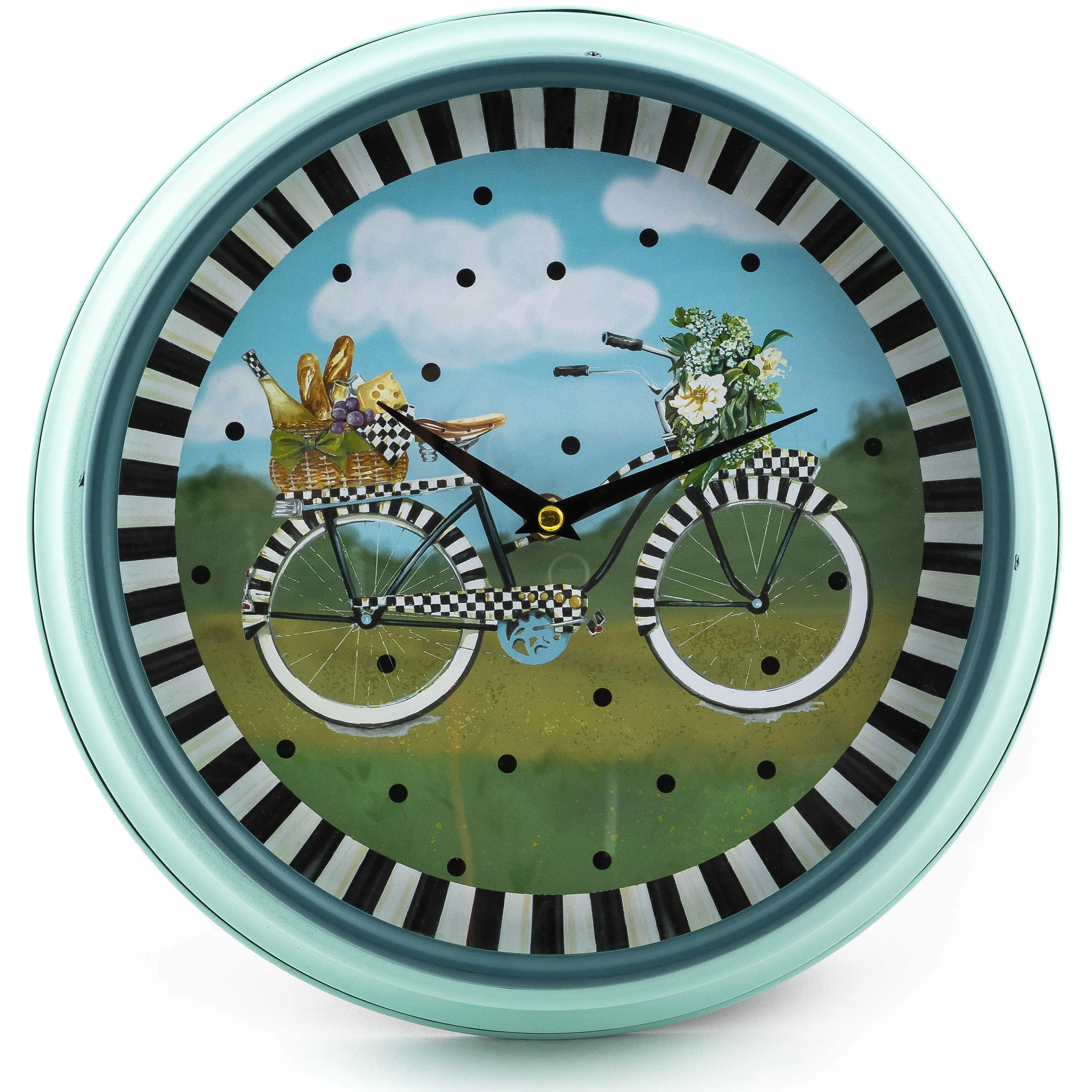 Bike Ride Wall Clock