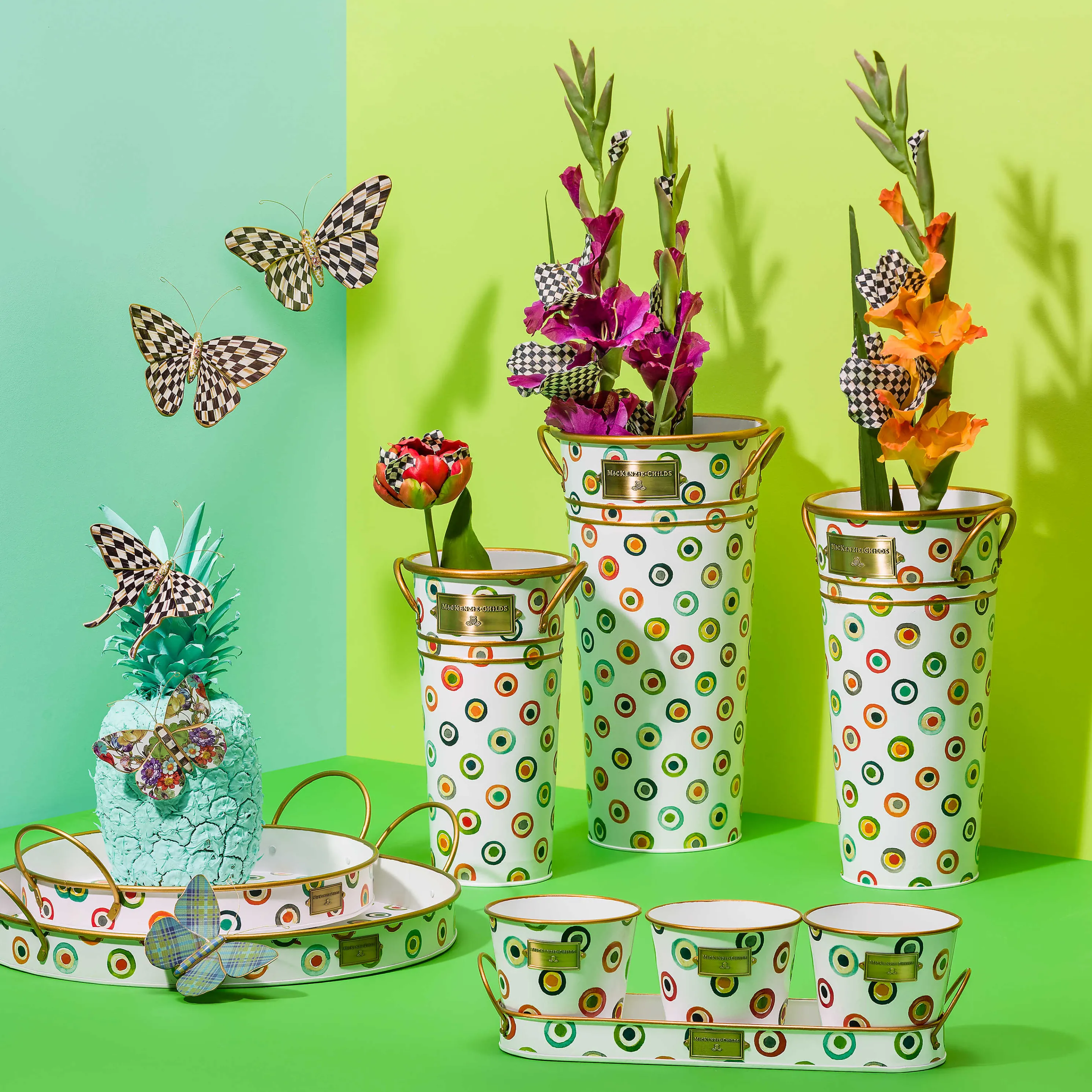 Butterfly Duo Wall Decor - Courtly Check