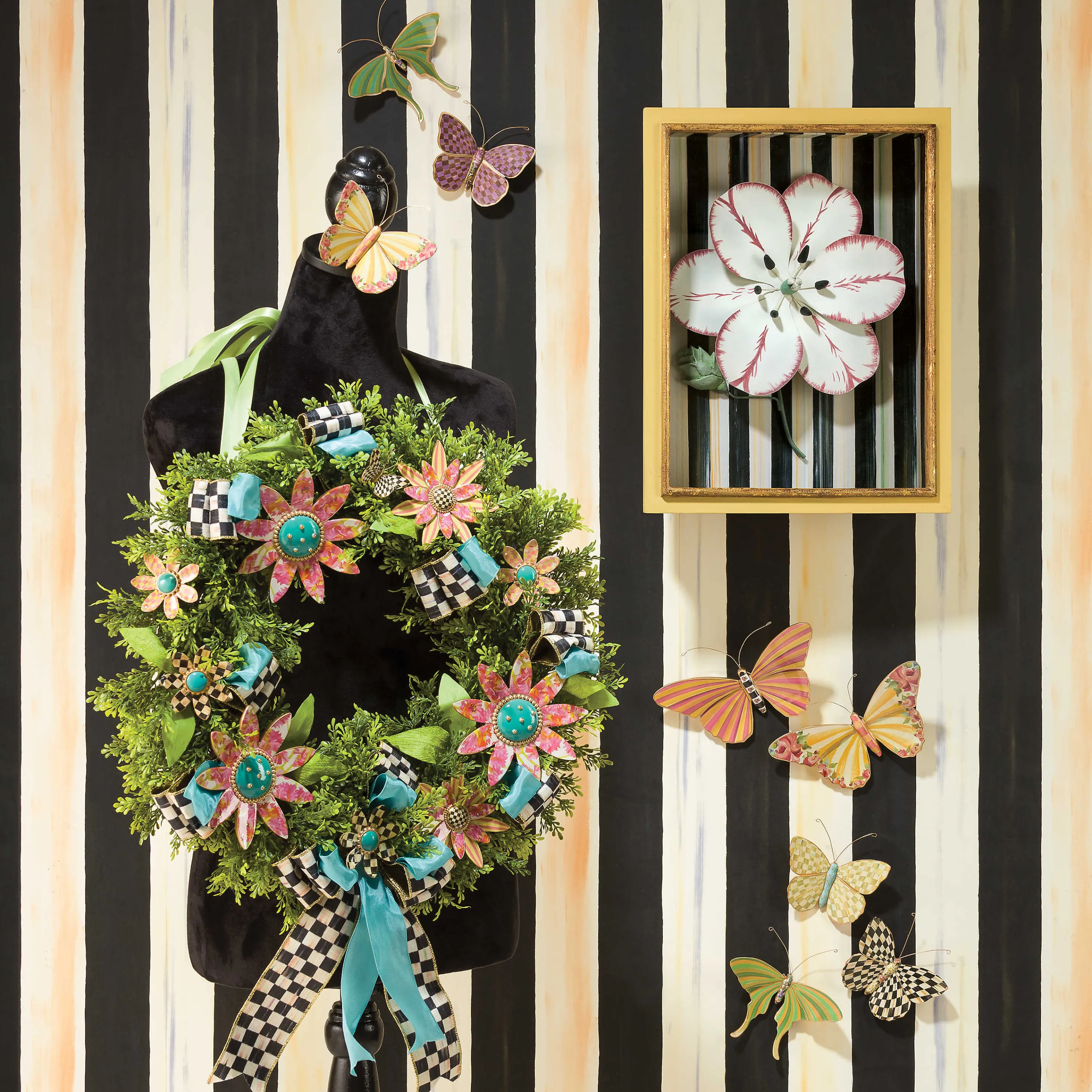 Butterfly Duo Wall Decor - Garden