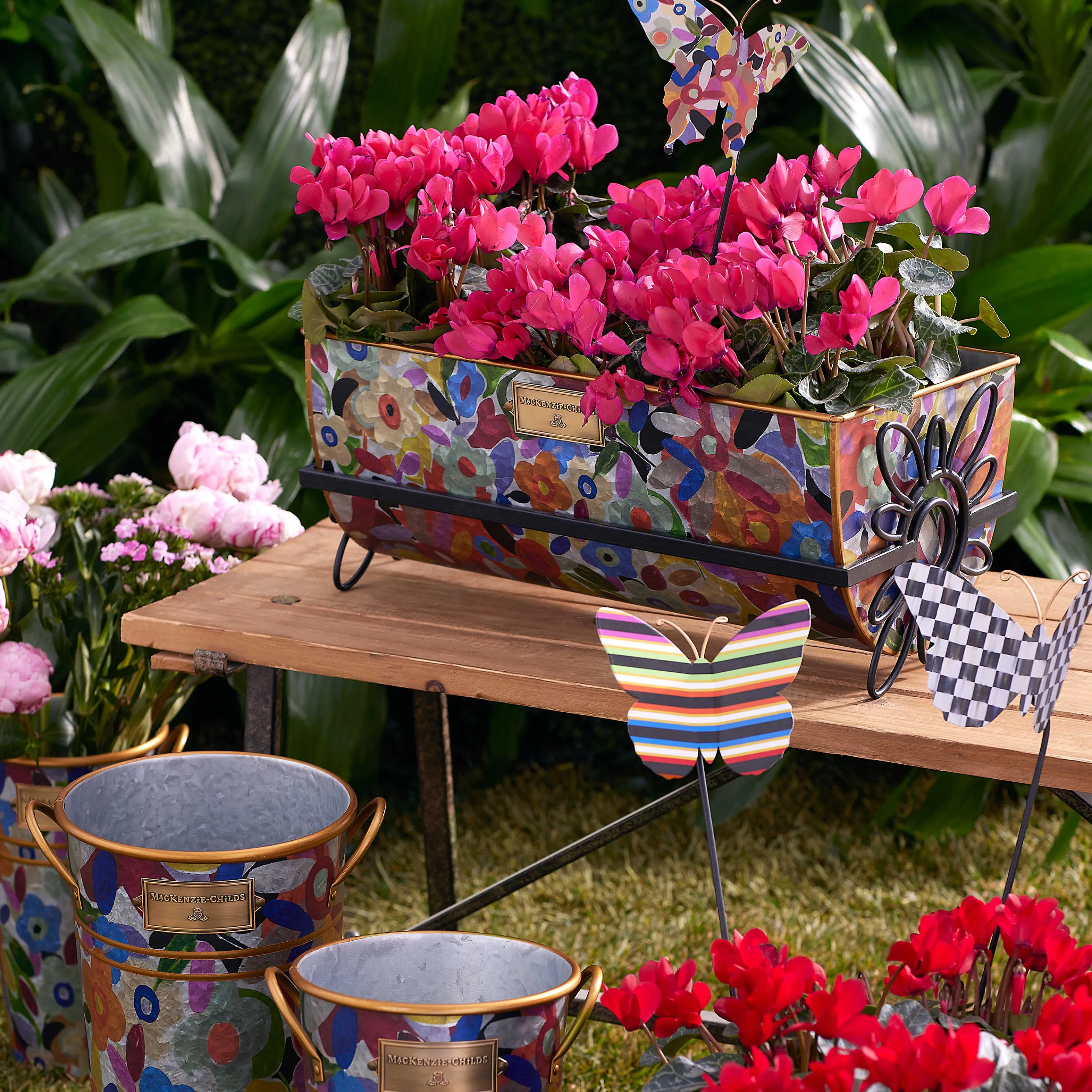 Butterfly Garden Stakes - Set Of 3