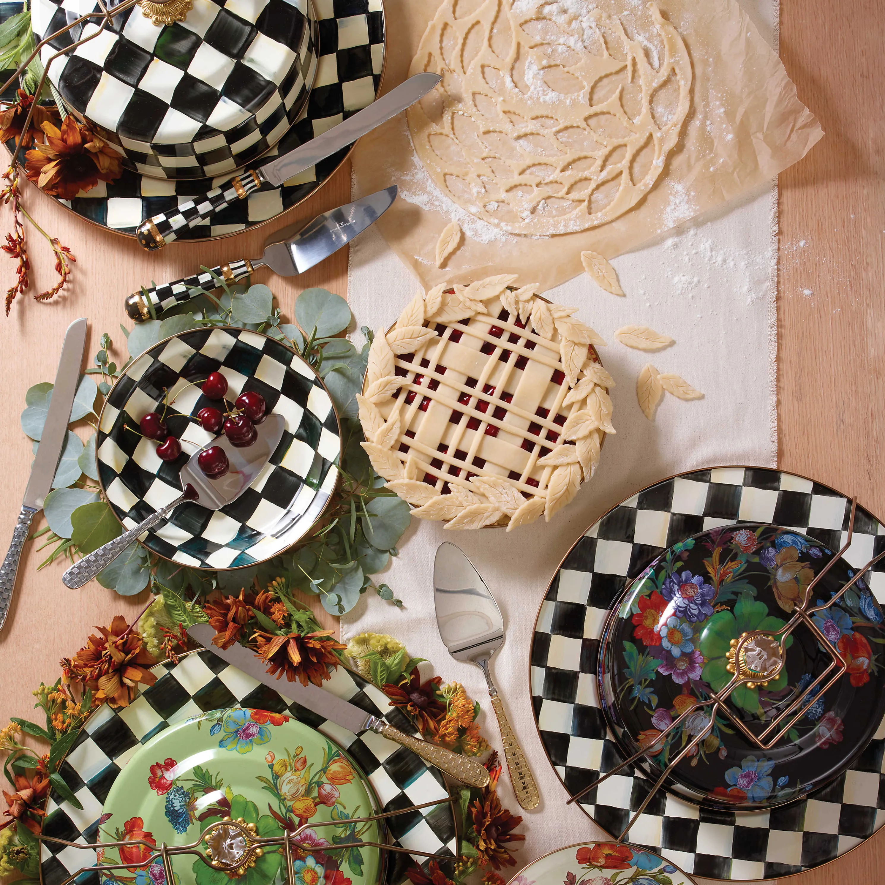 Check Cake Serving Set