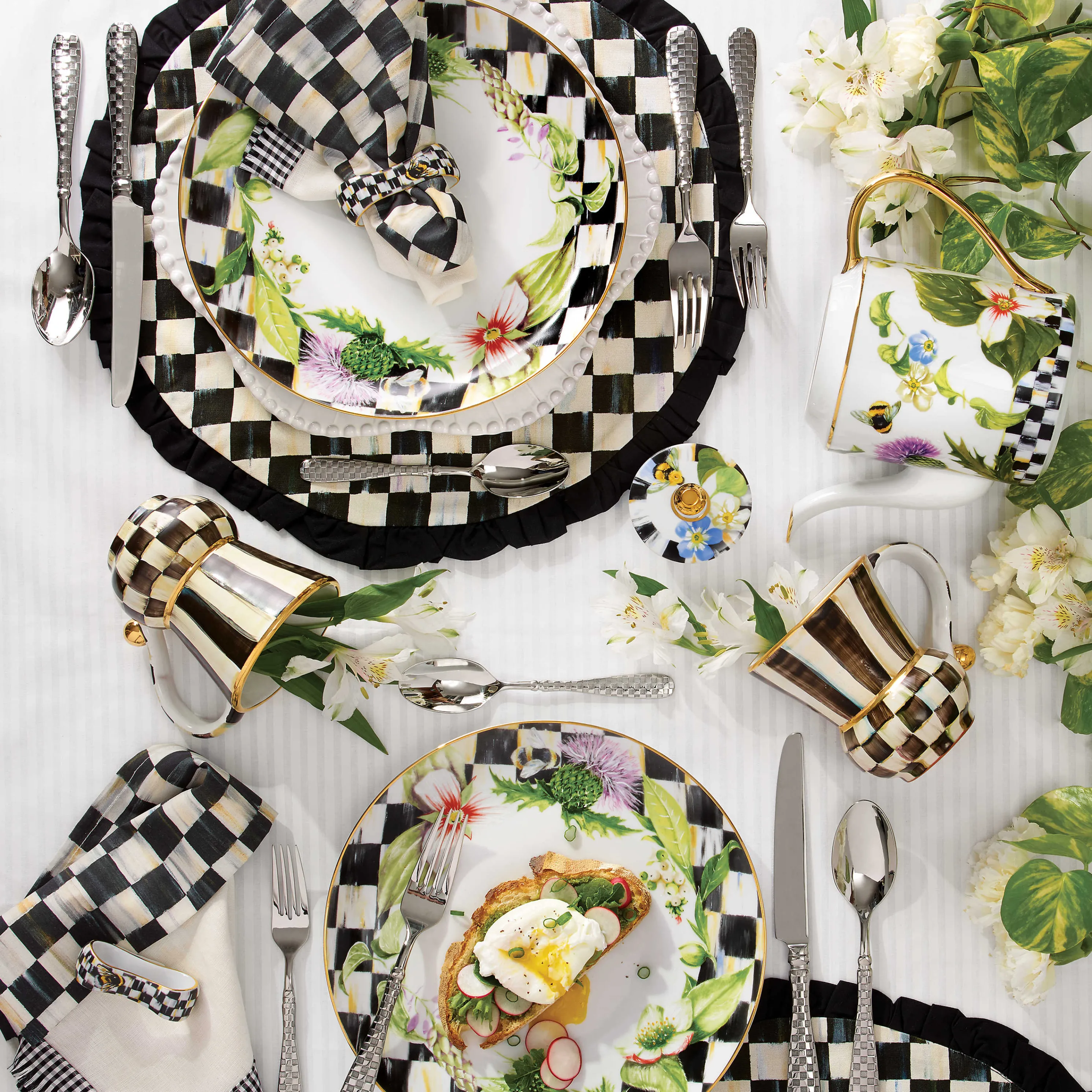 Check Flatware - 5-Piece Place Setting