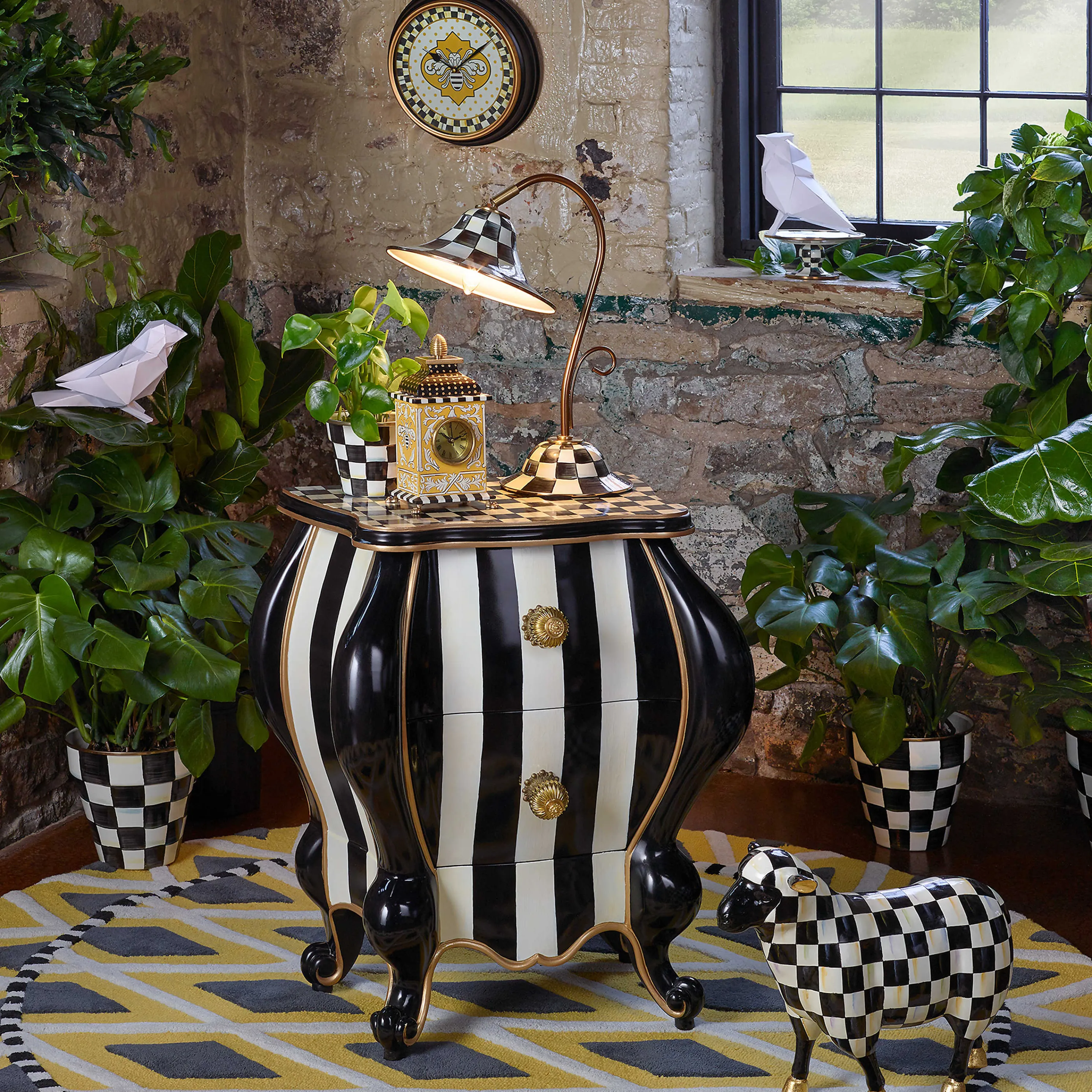 Courtly Check Desk Lamp