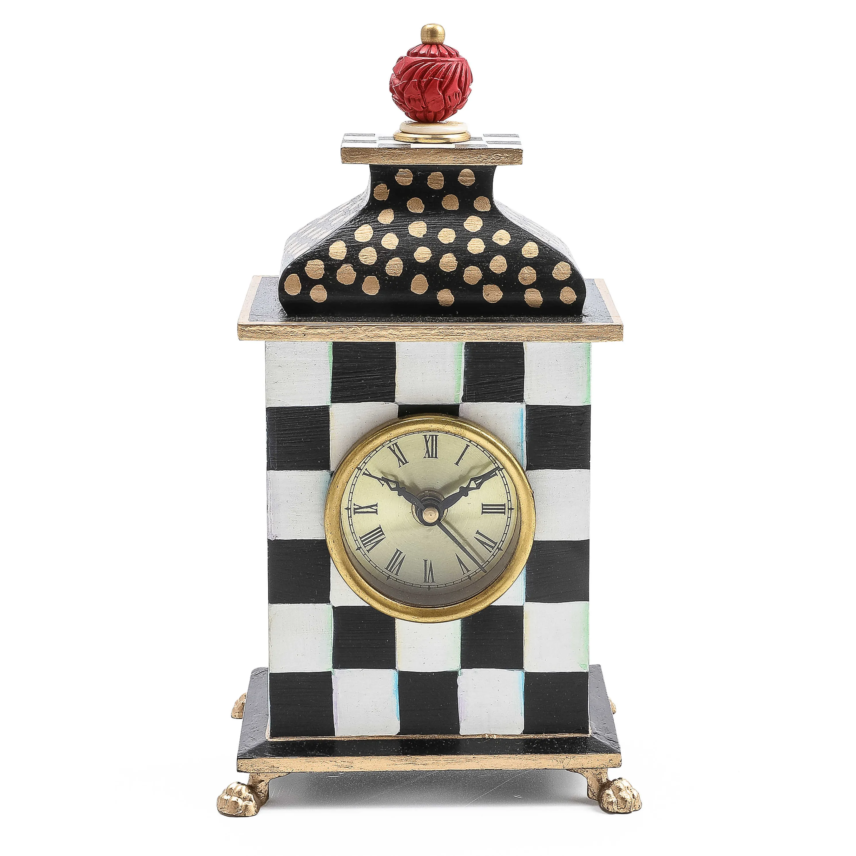 Courtly Check Desk Clock