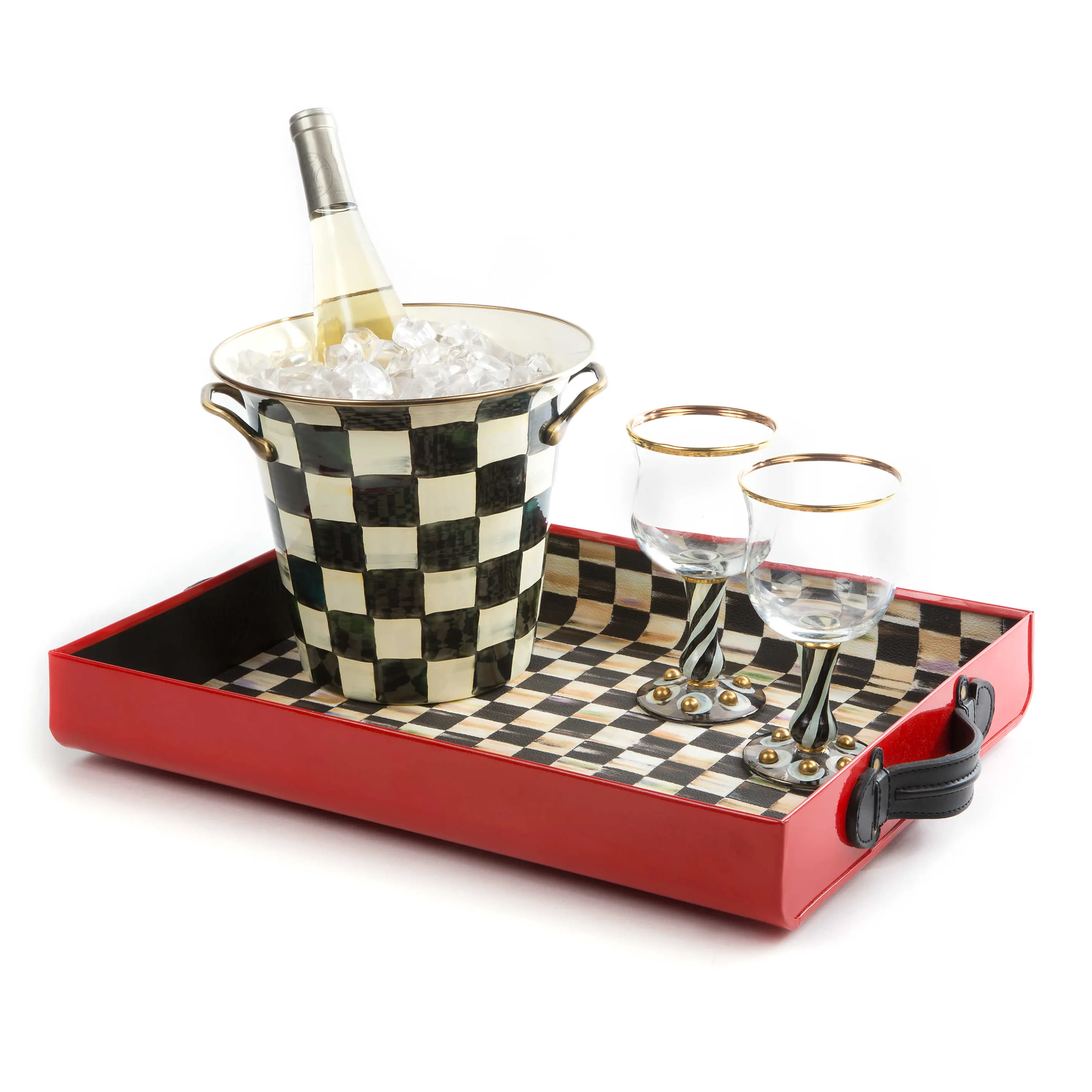 Courtly Check Enamel Wine Cooler