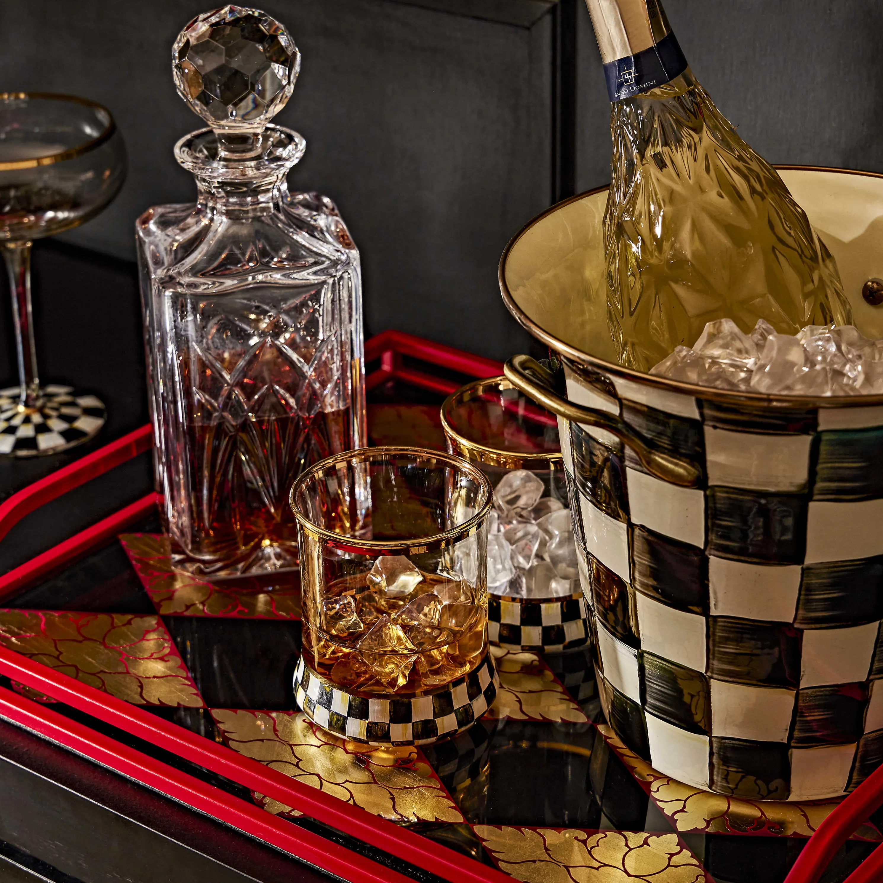 Courtly Check Enamel Wine Cooler