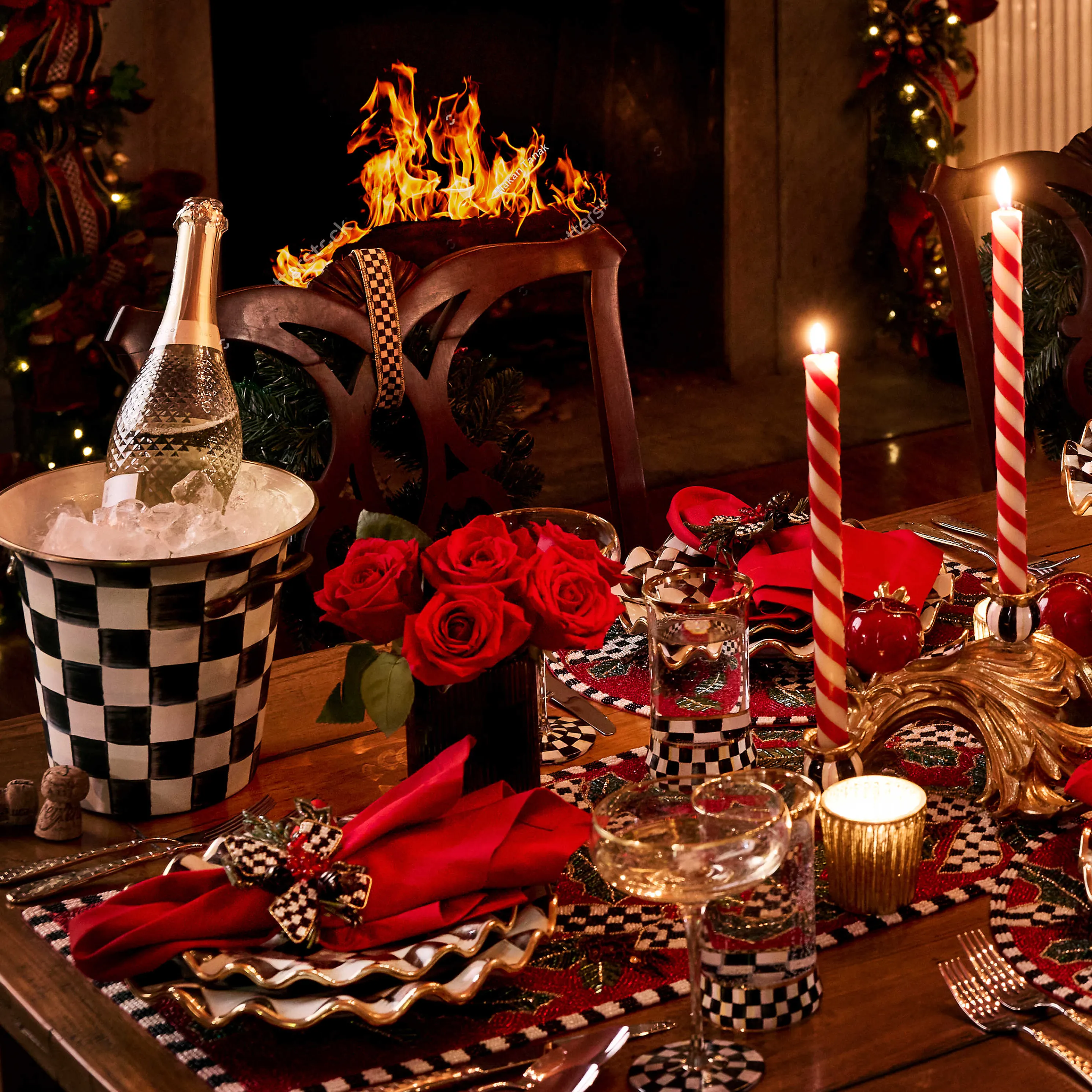 Courtly Check Enamel Wine Cooler