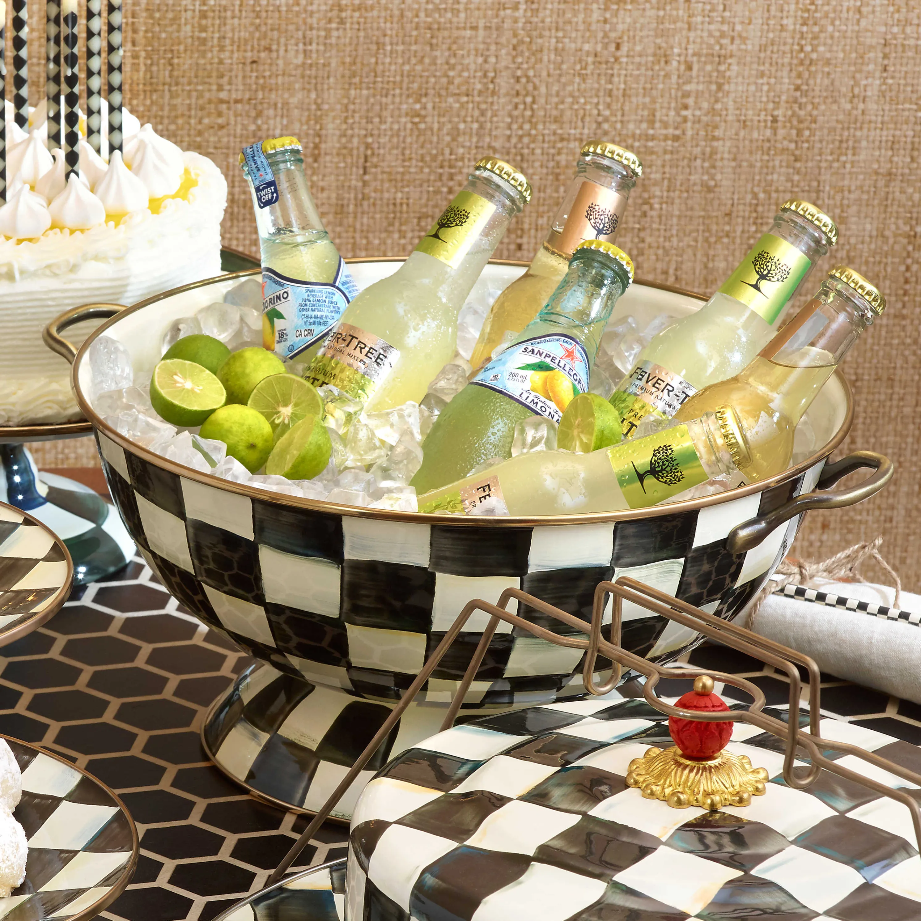 Courtly Check Enamel Everything Bowl