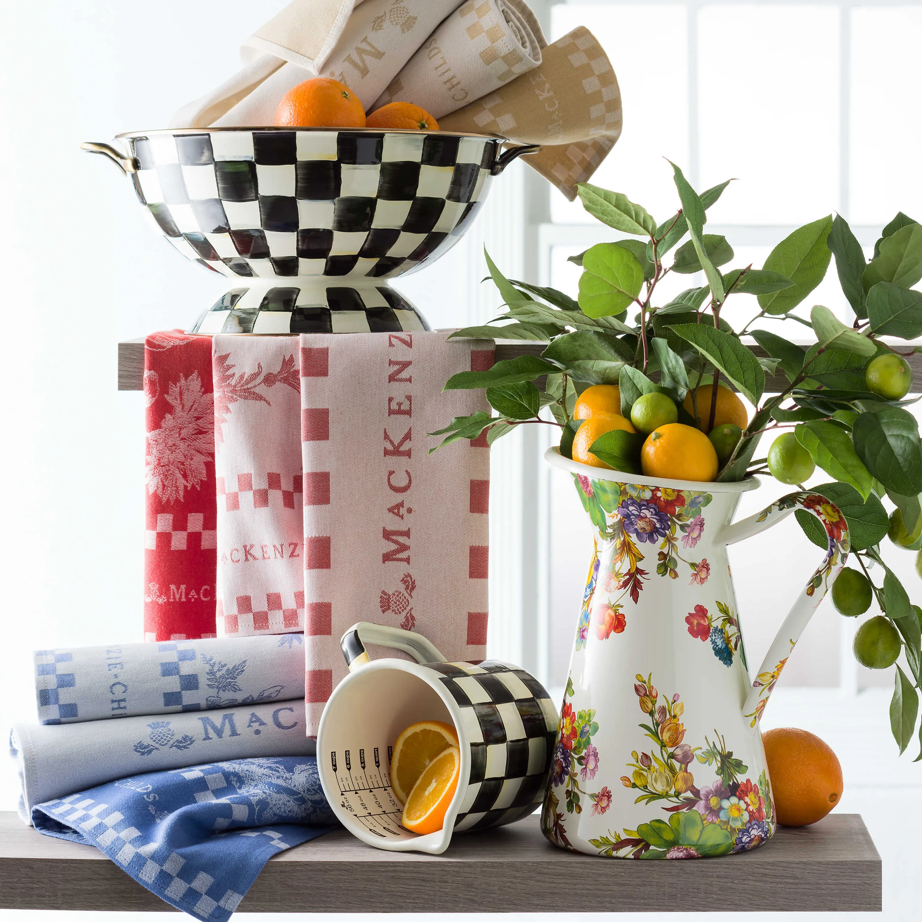 Courtly Check Enamel 7 Cup Measuring Cup