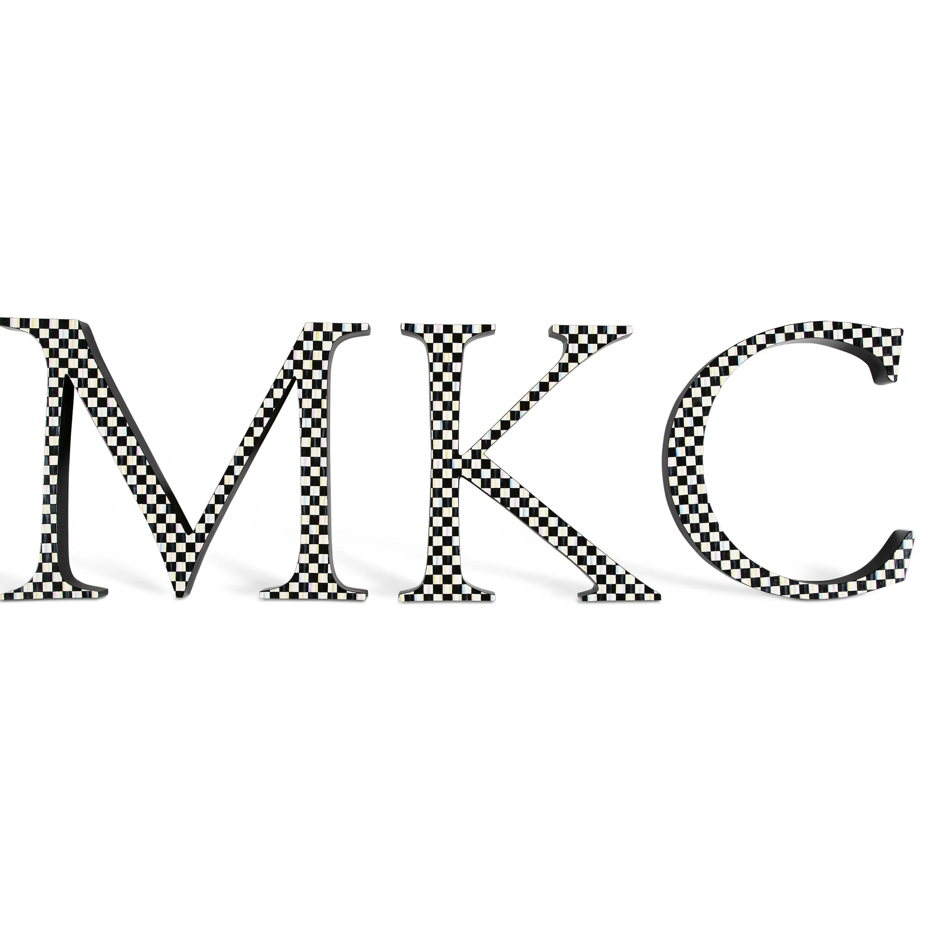 Courtly Check Letter - C