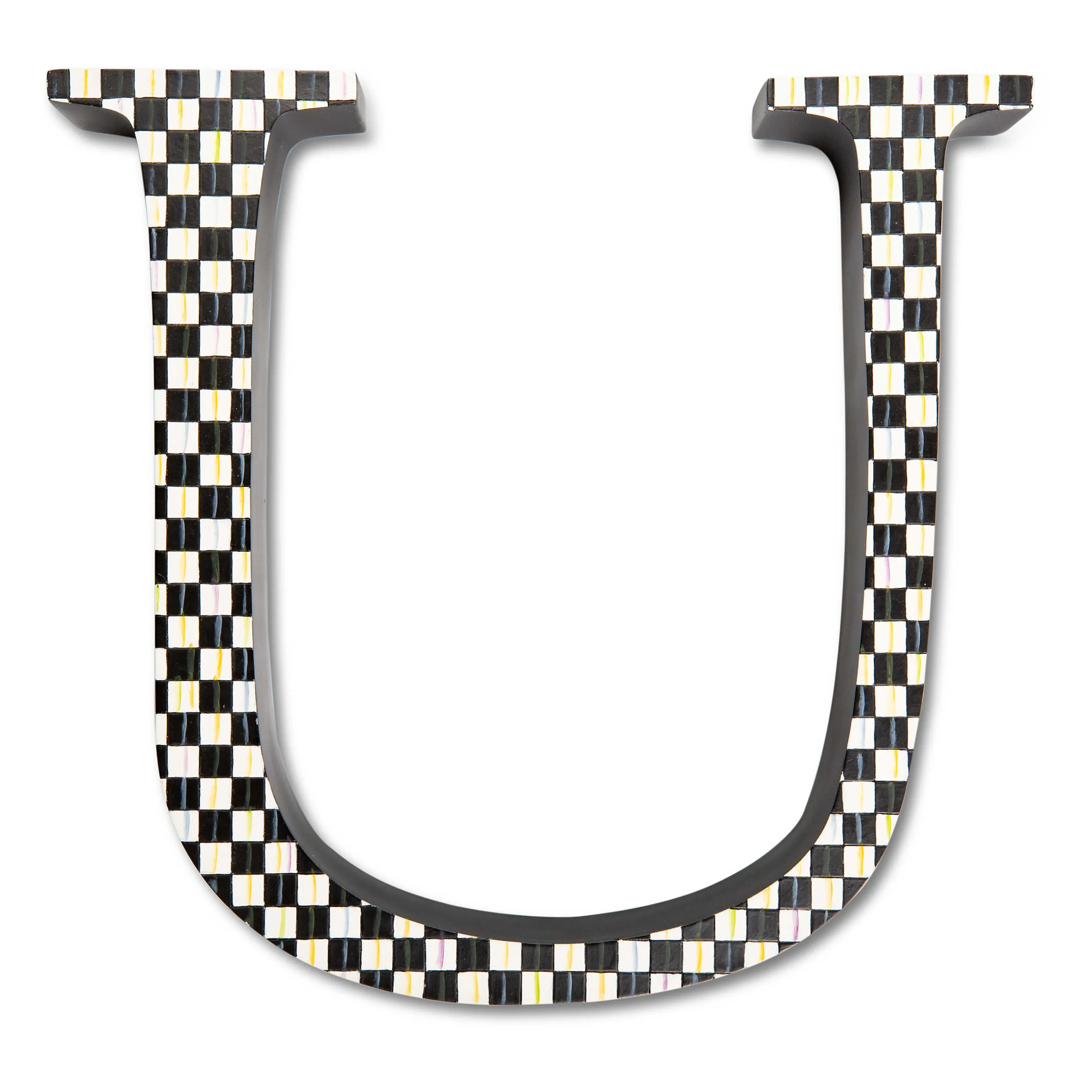 Courtly Check Letter - U