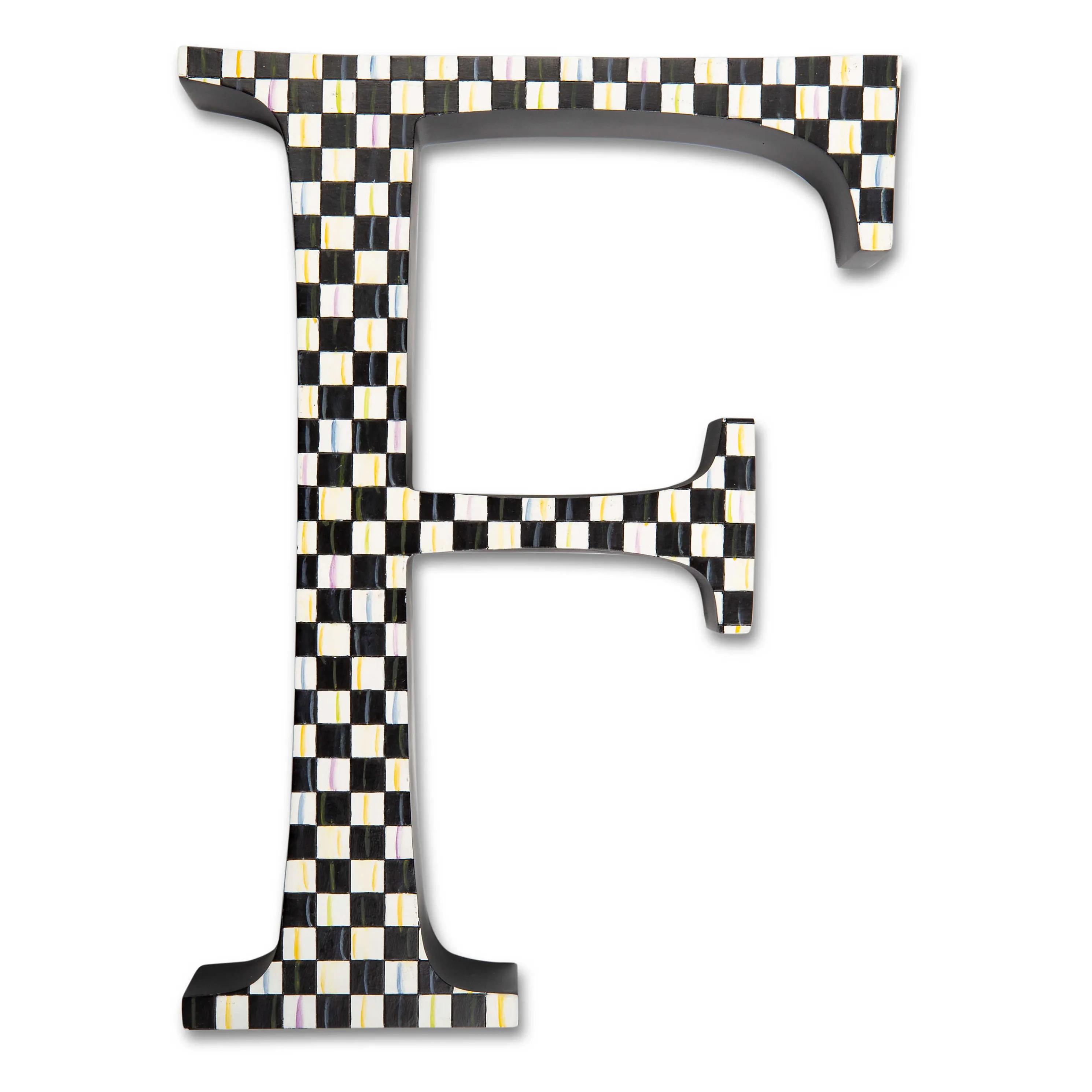 Courtly Check Letter - F