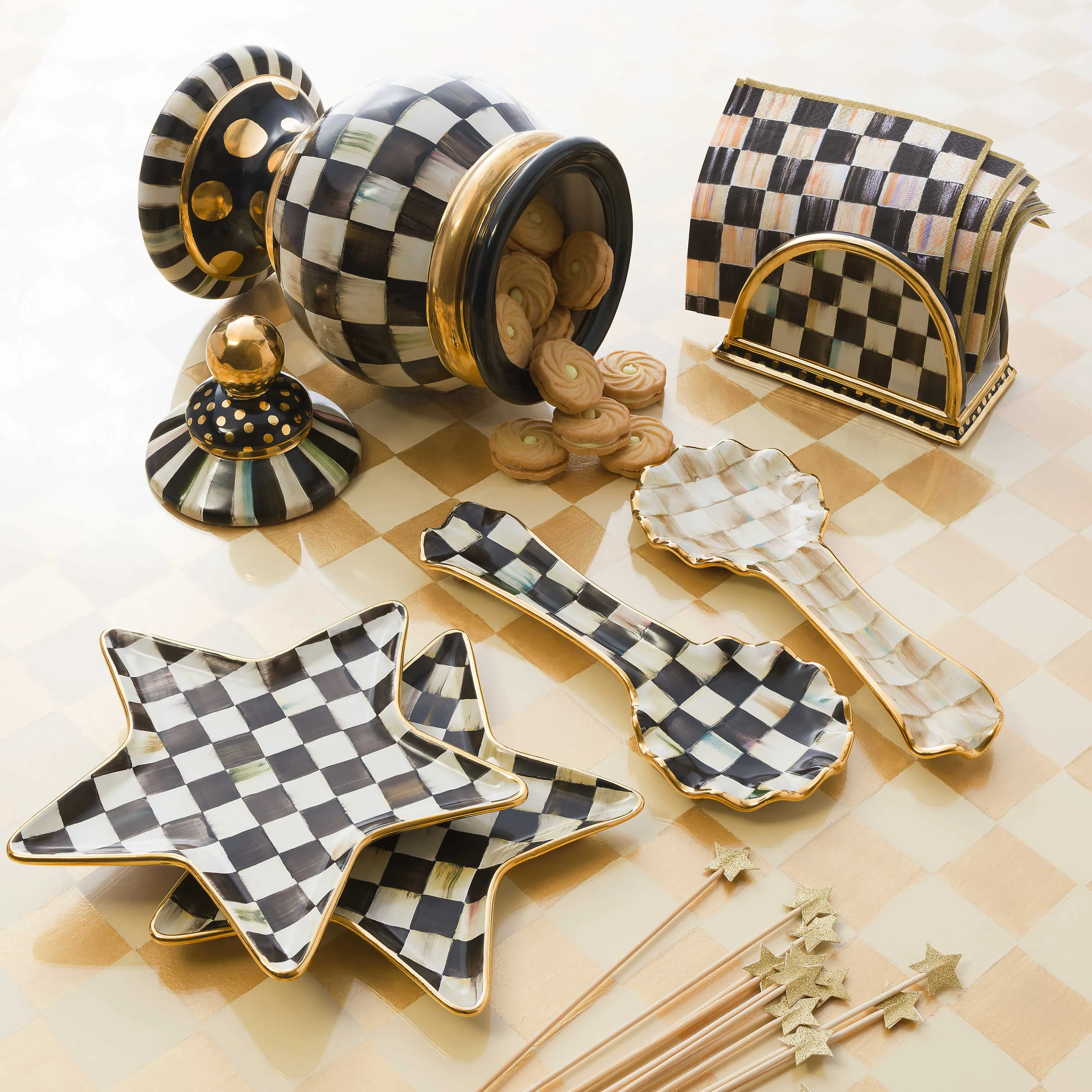 Courtly Check Napkin Holder