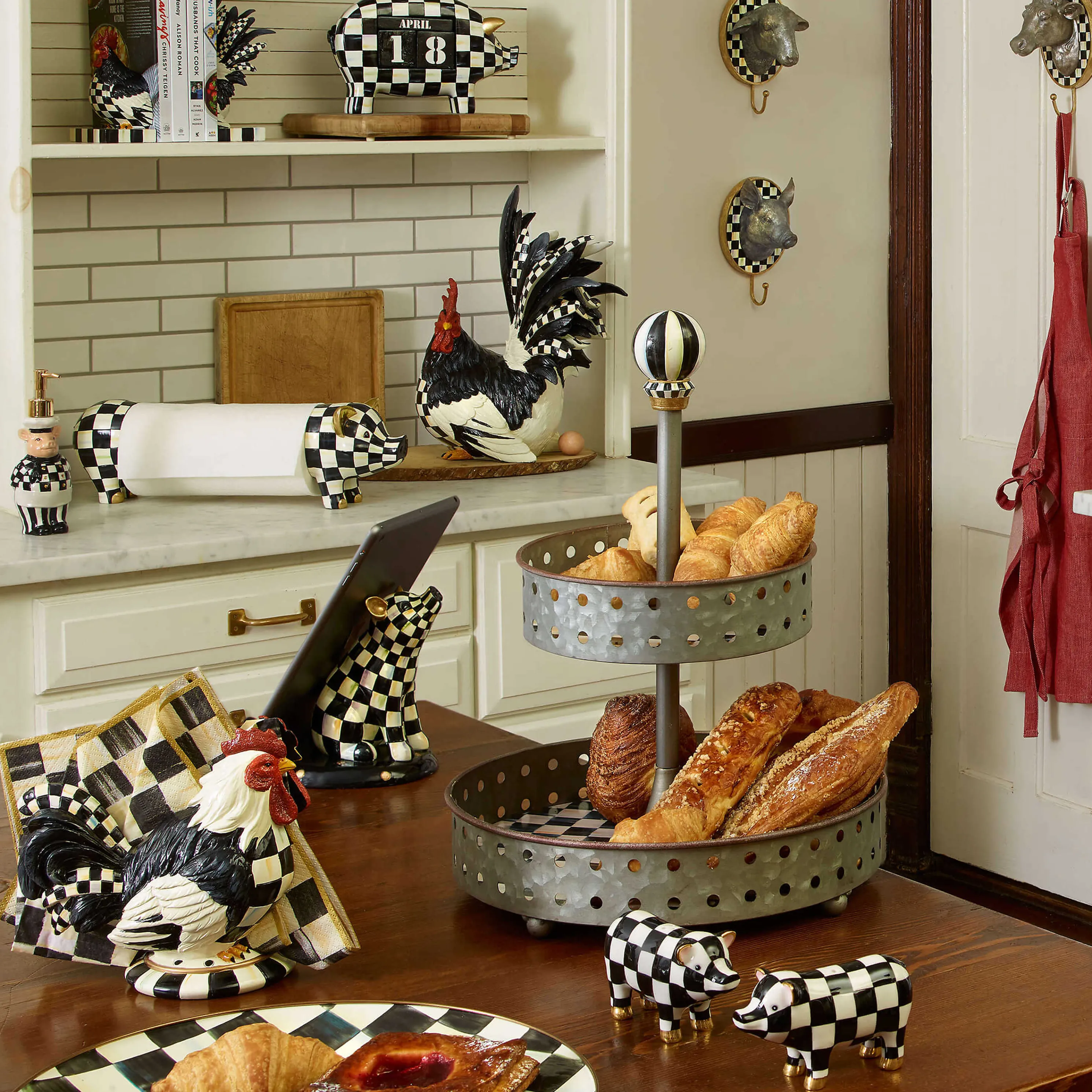 Courtly Check Rooster