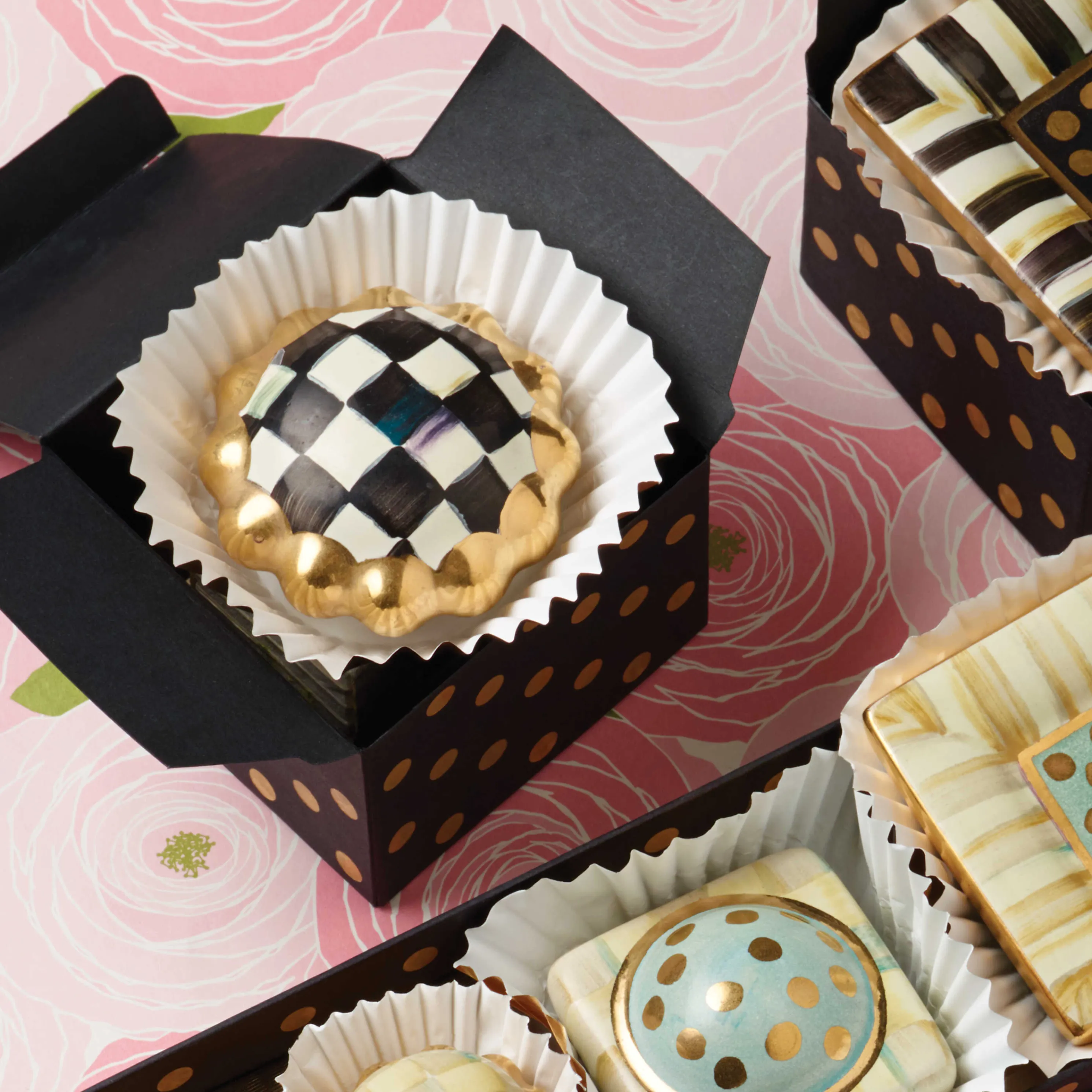 Courtly Check Round Knob