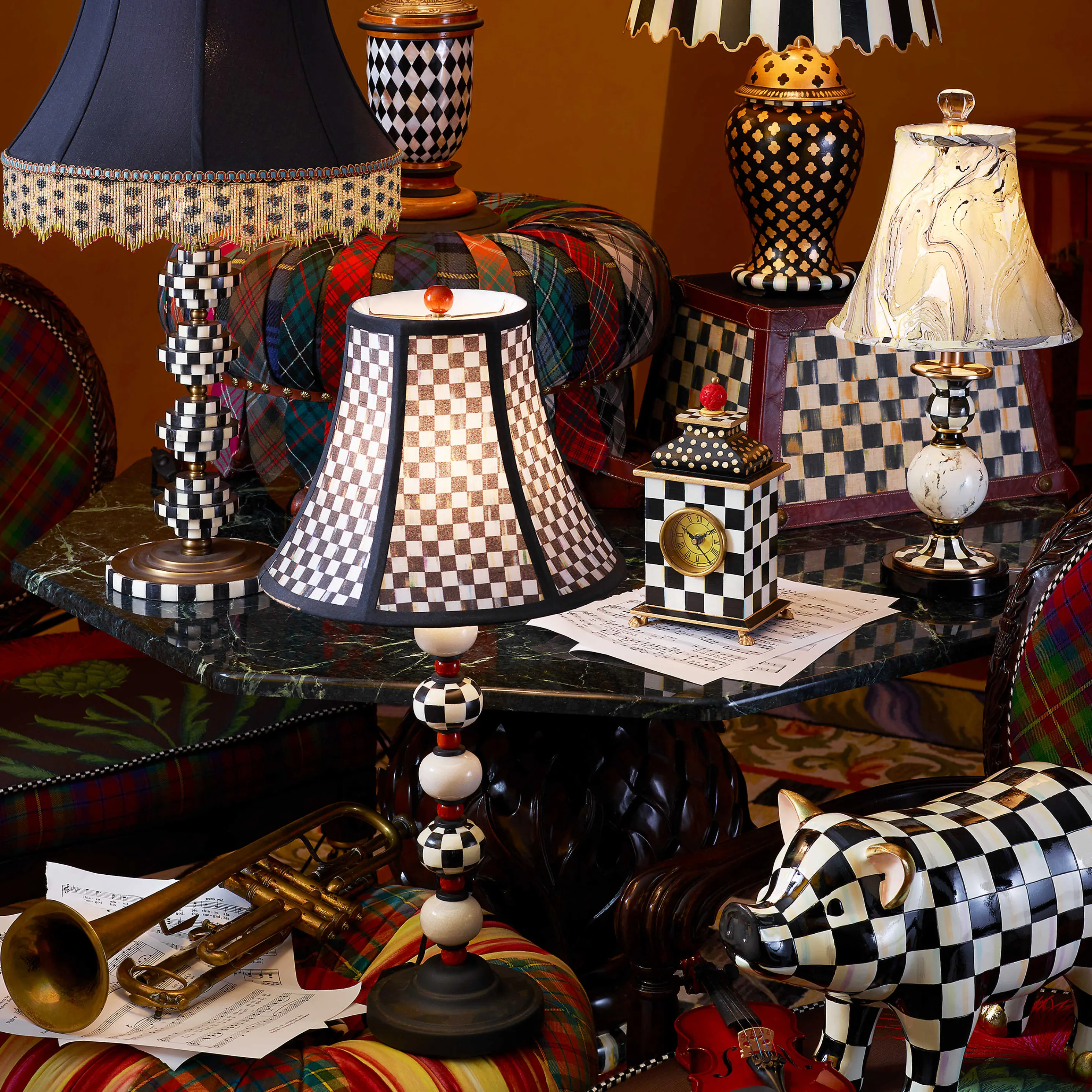 Courtly Palazzo Candlestick Lamp