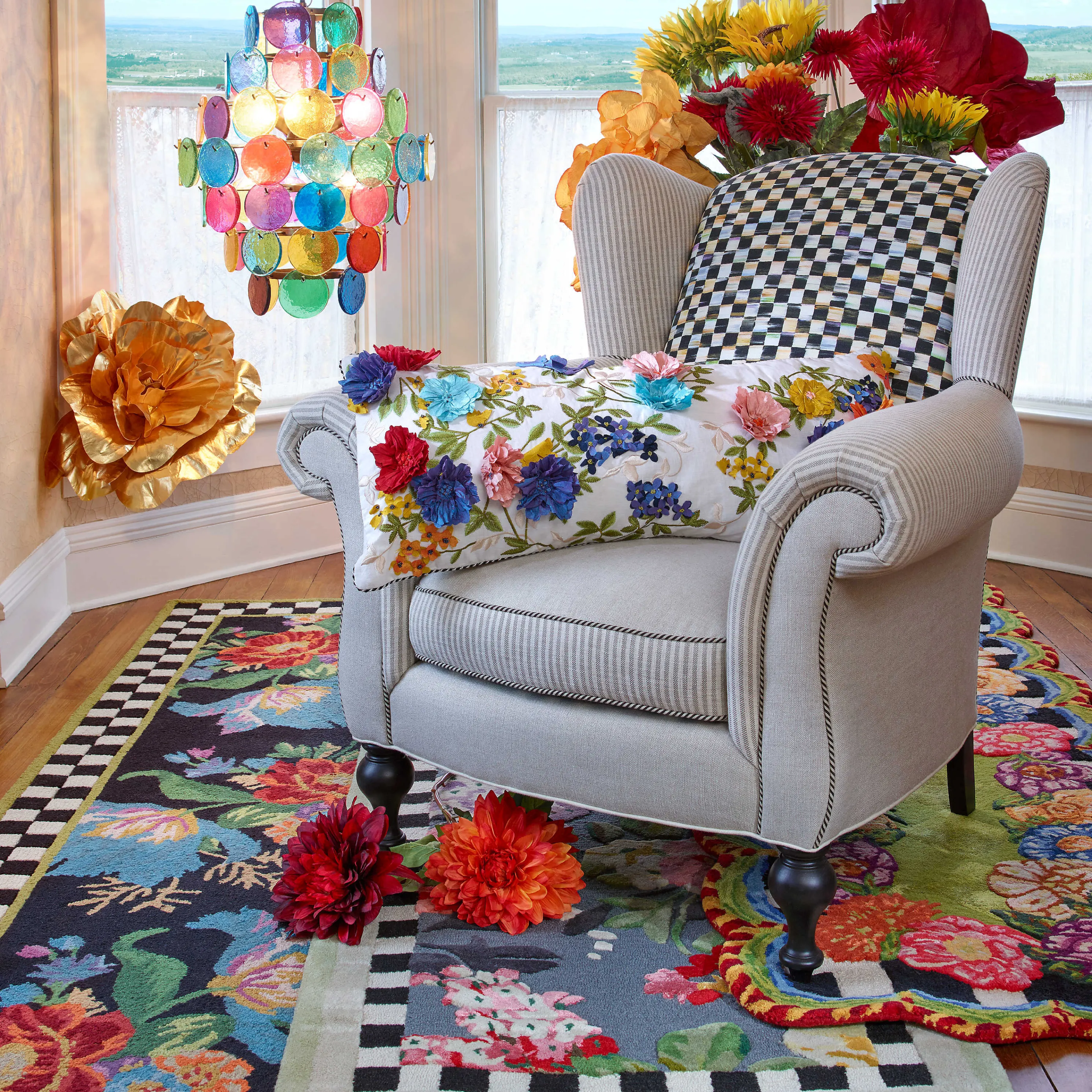 Cutting Garden Rug - 2'8" X 8' Runner