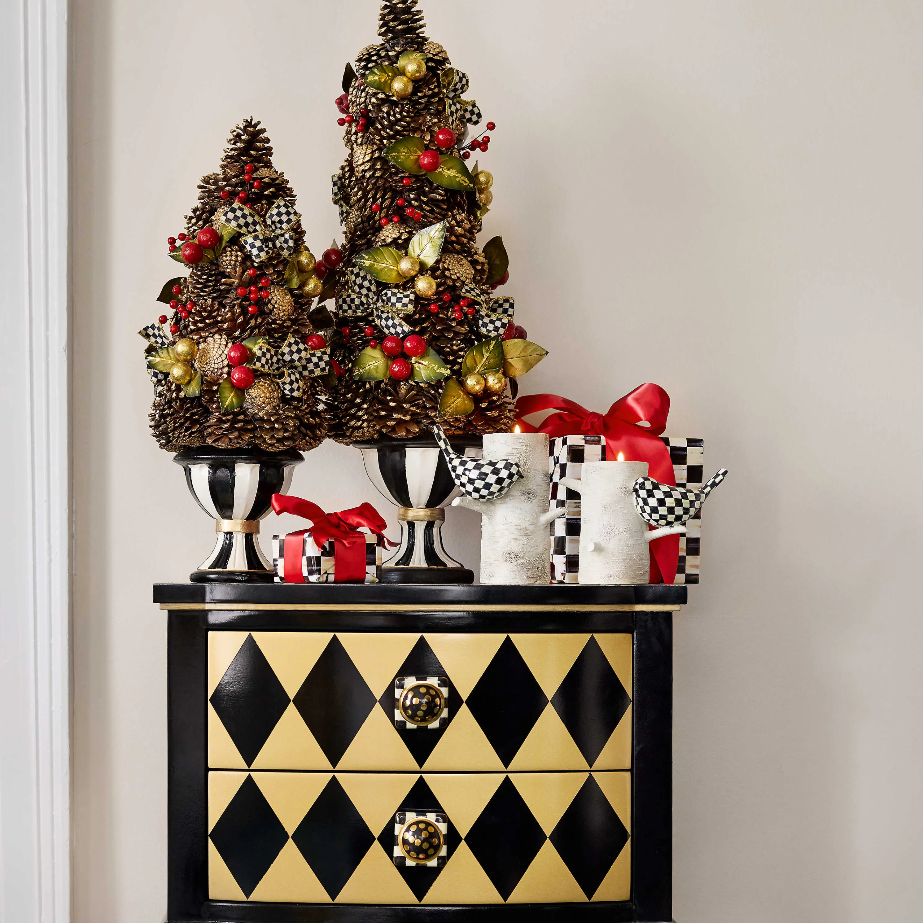 Farmhouse Birch Tealight Holder - Short