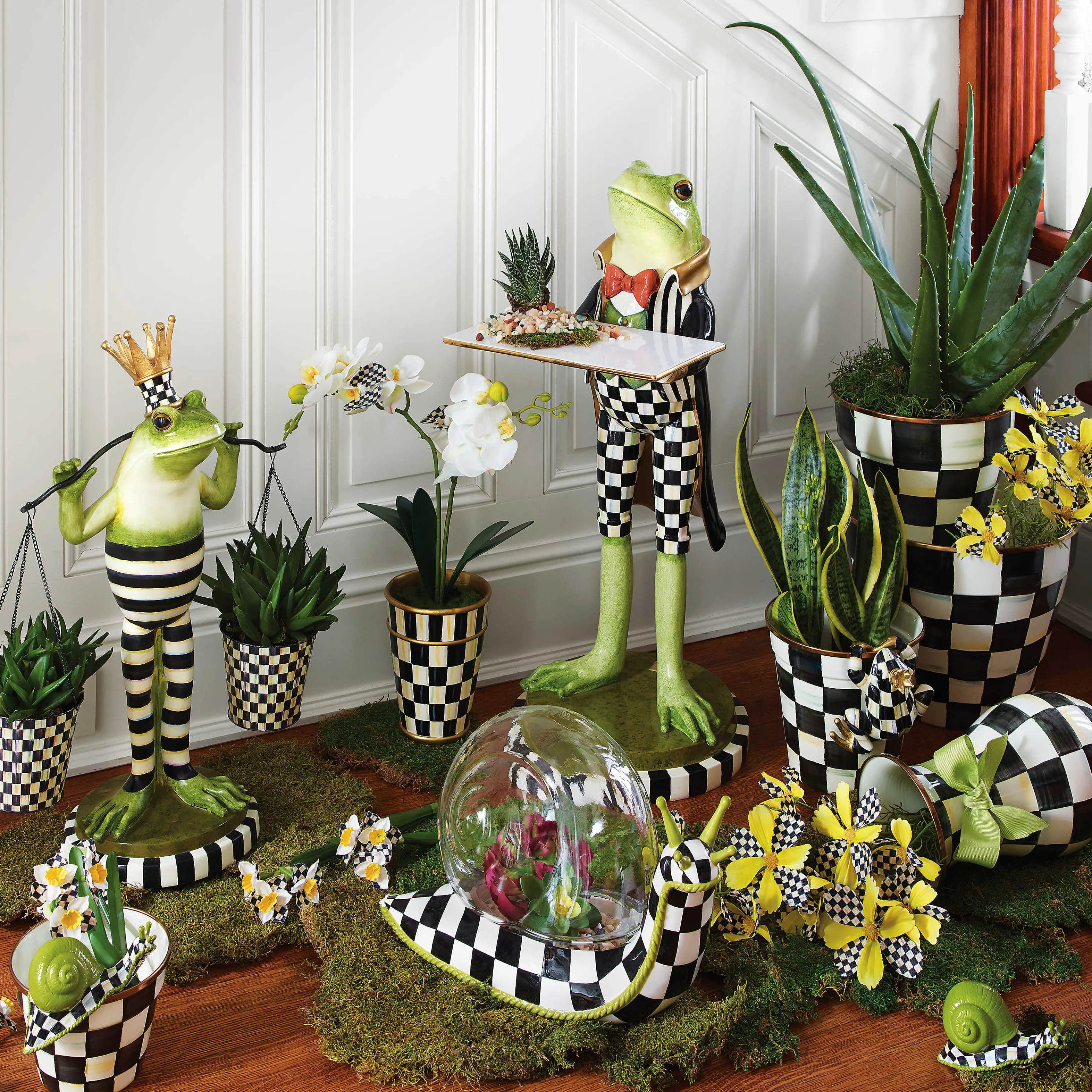 Fergal The Frog Double Plant Holder