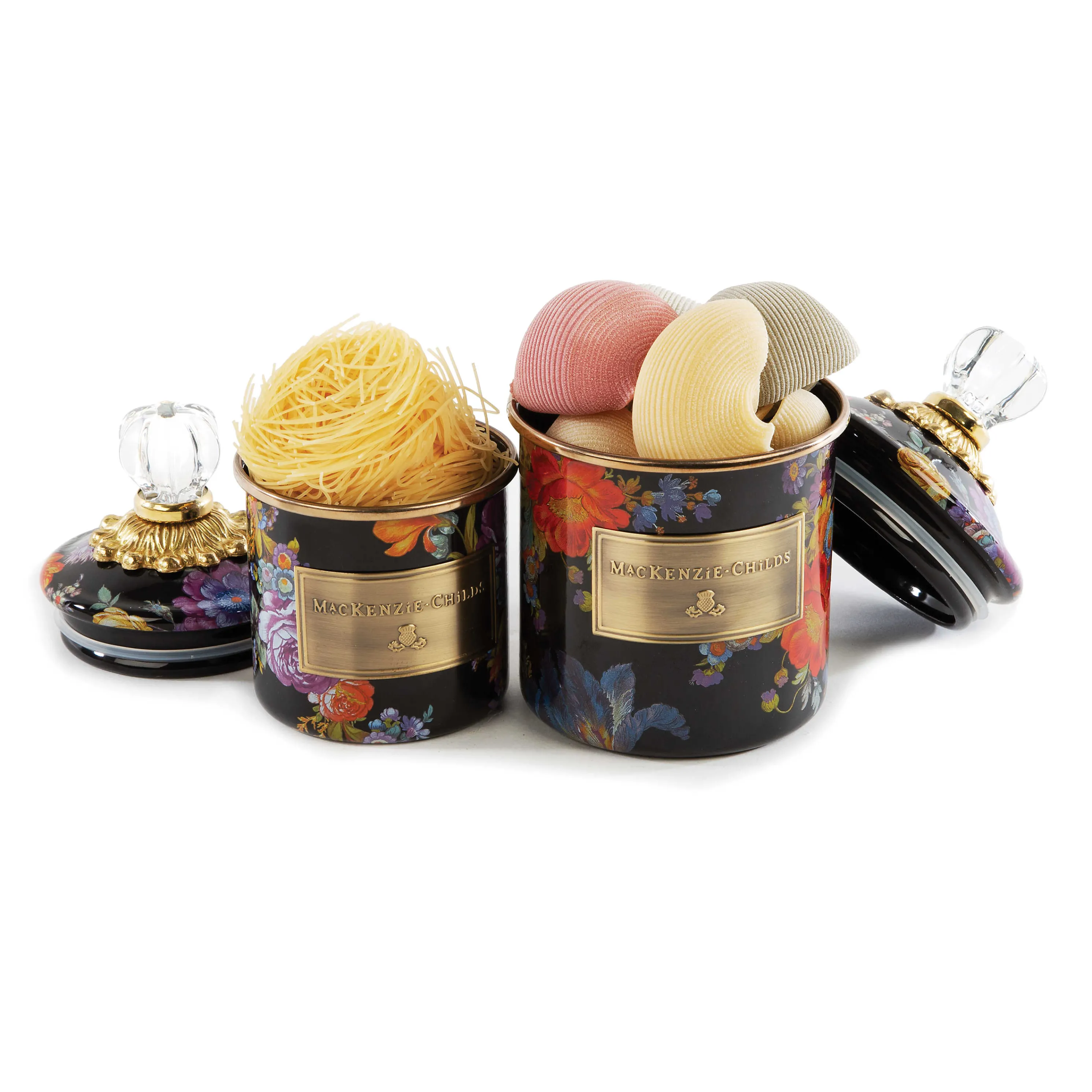 Flower Market Demi Canister - Black