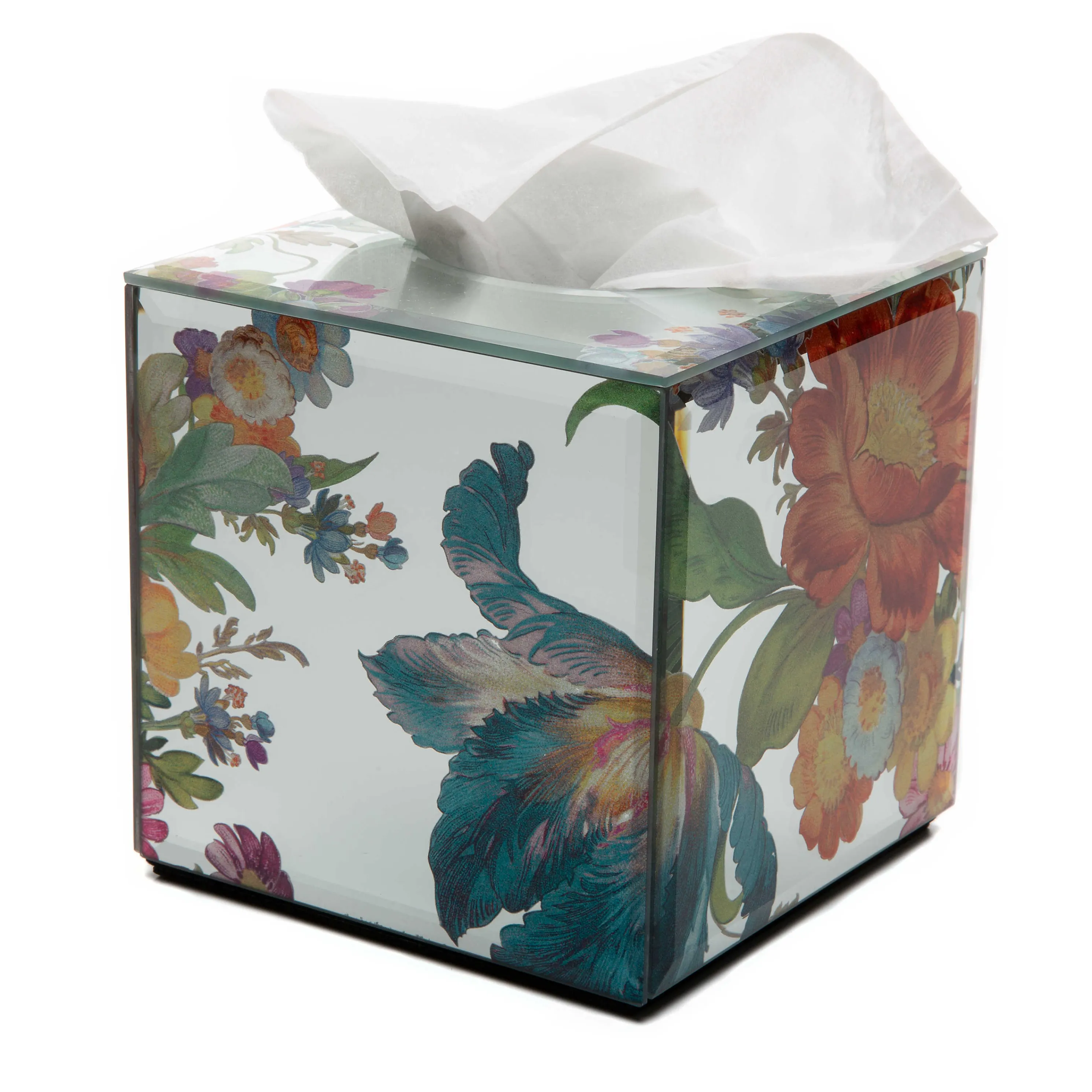 Flower Market Reflections Boutique Tissue Box Cover