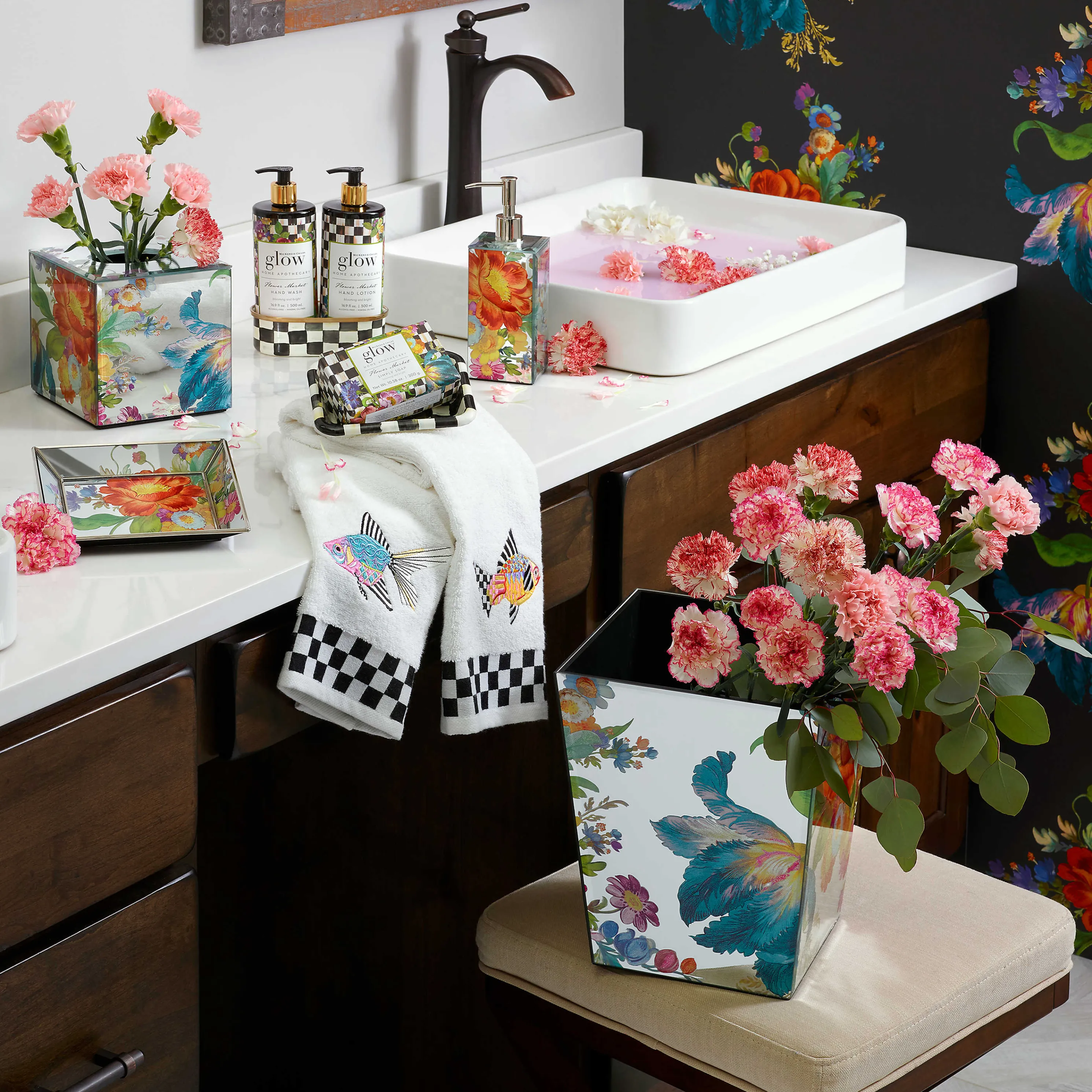 Flower Market Reflections Pump Dispenser