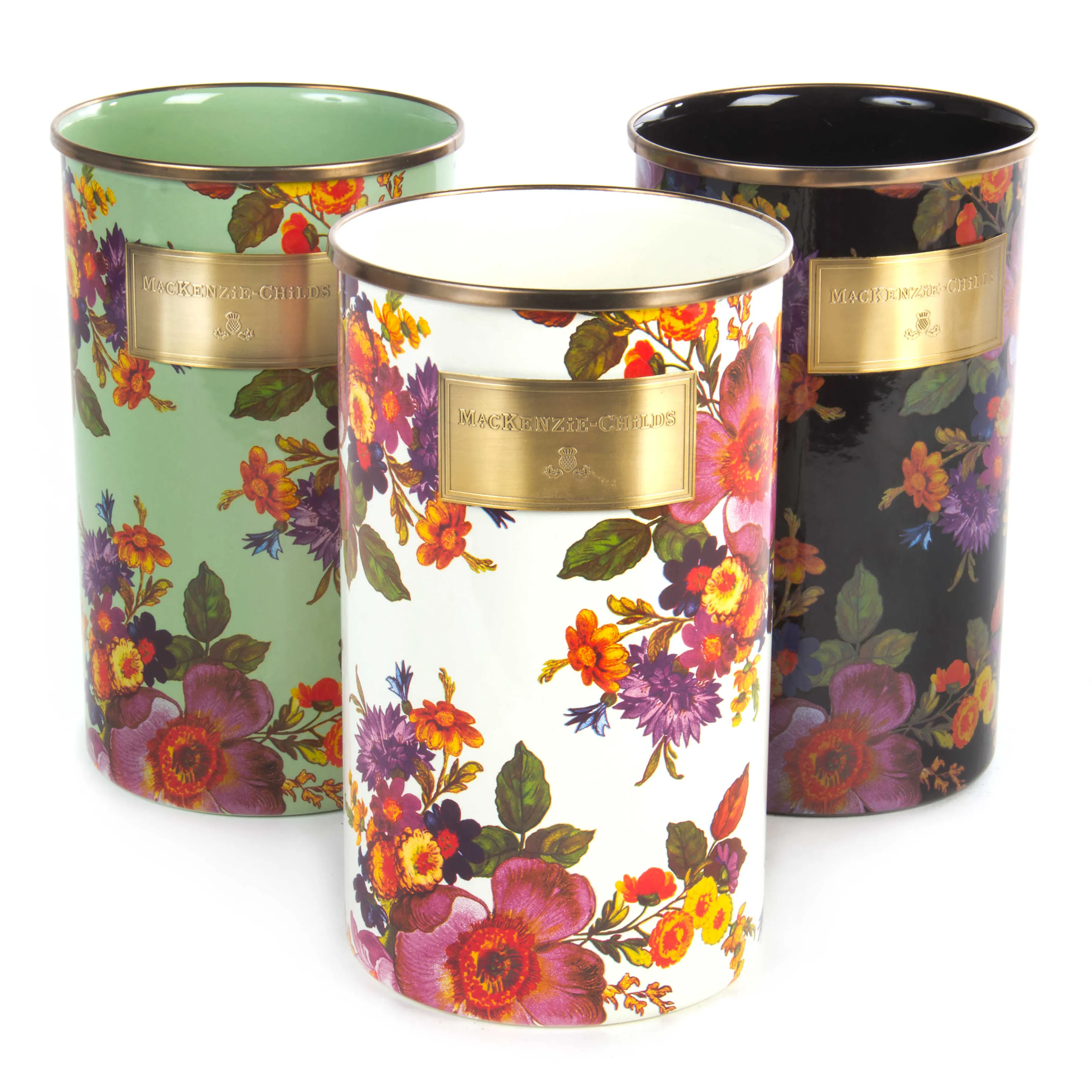 Flower Market Utensil Holder - White