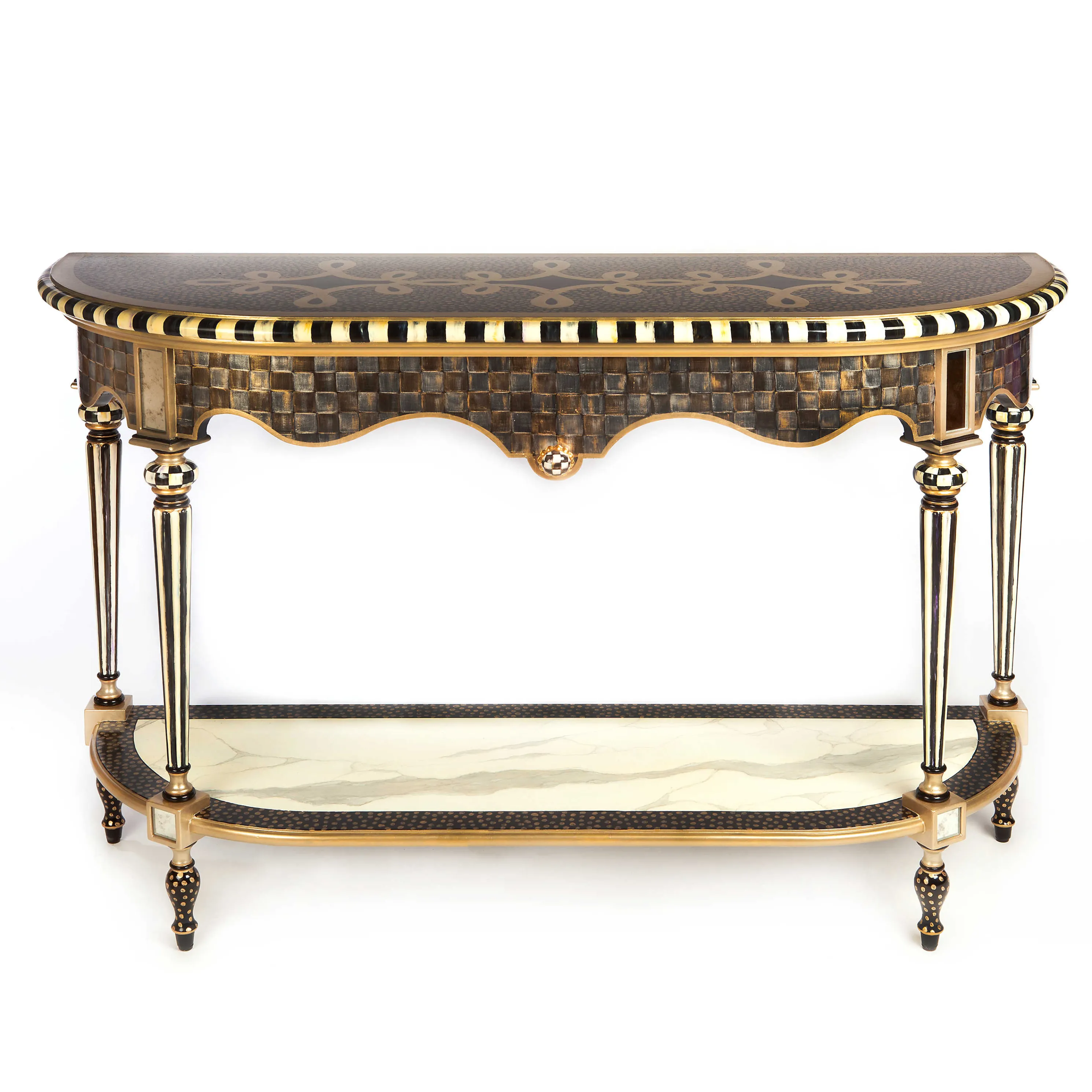 Golden Hour Cocktail Console