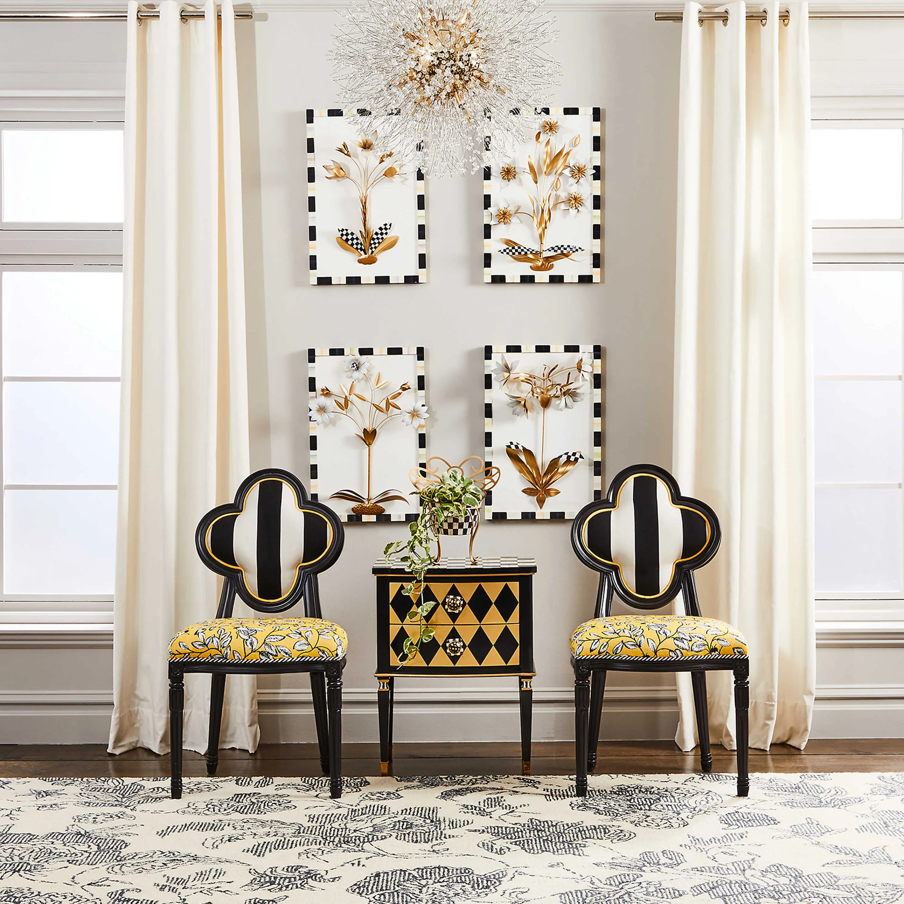 Marquee Daisy Wall Art