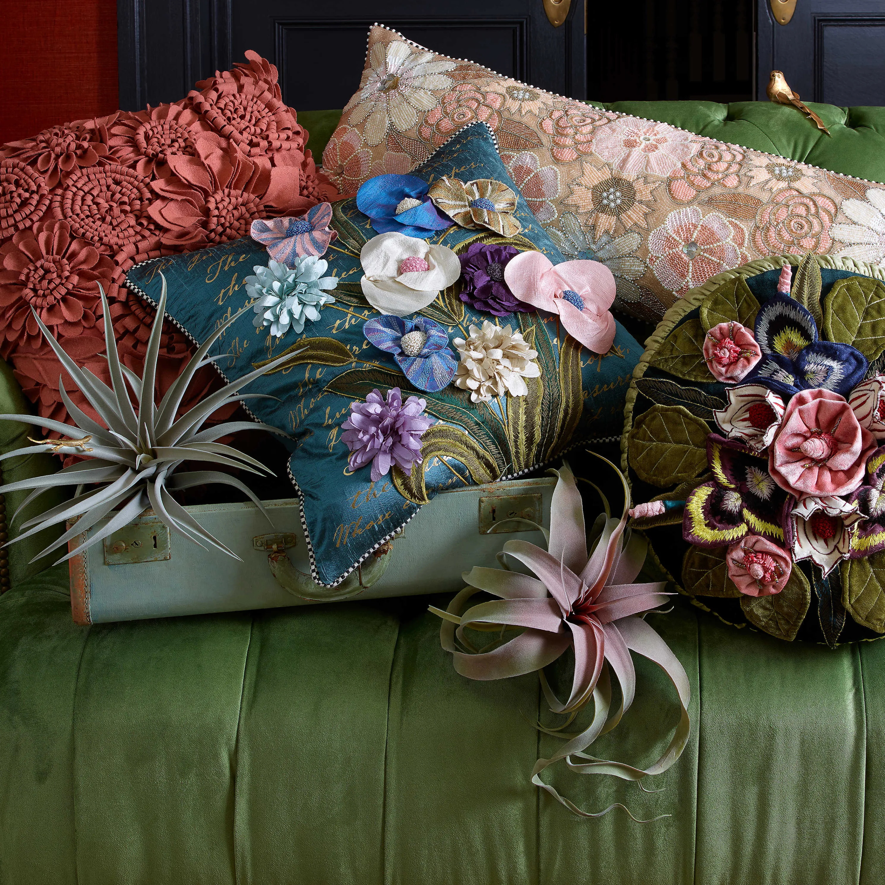 Moonlight Garden Pillow