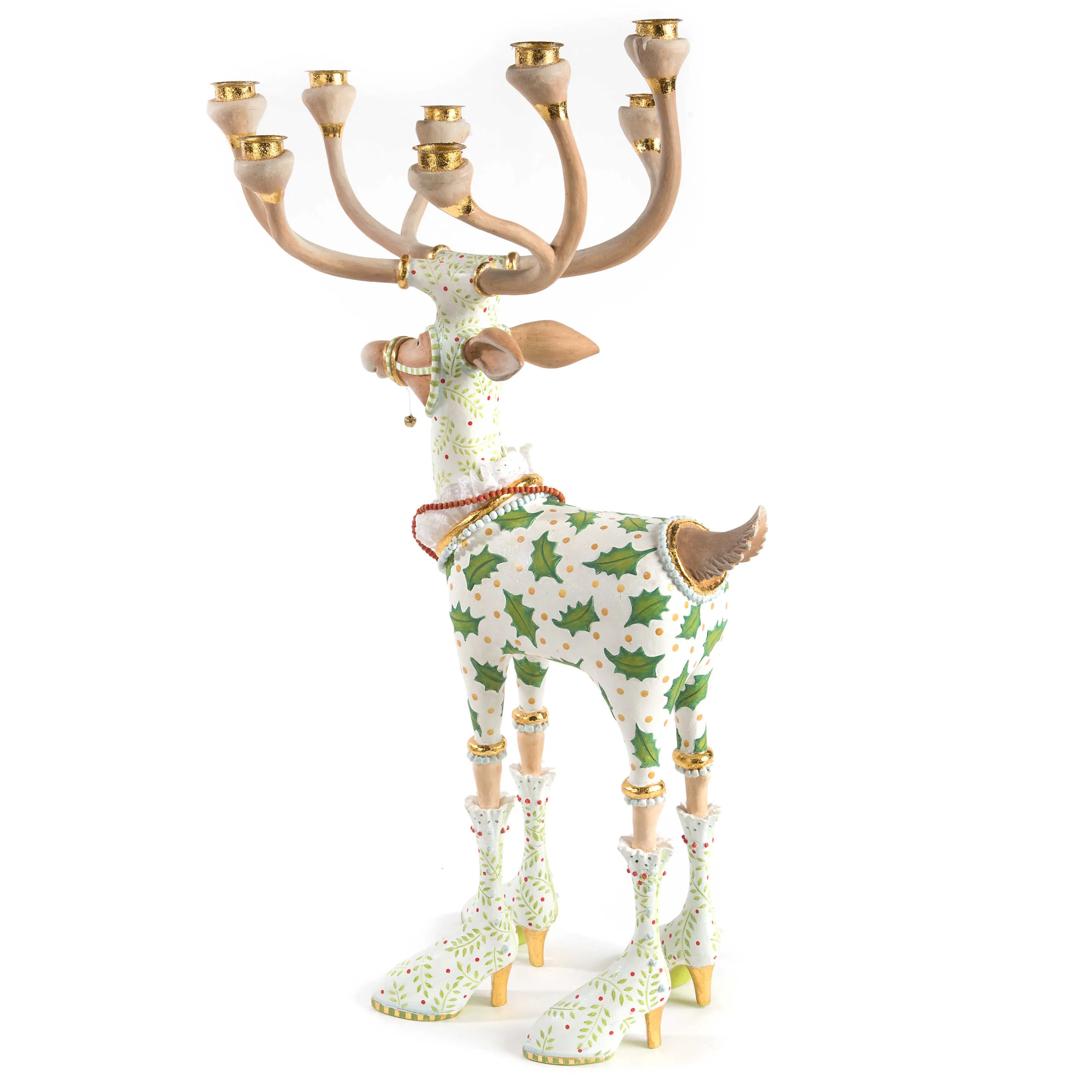 Patience Brewster Dash Away Vixen Reindeer Candelabra