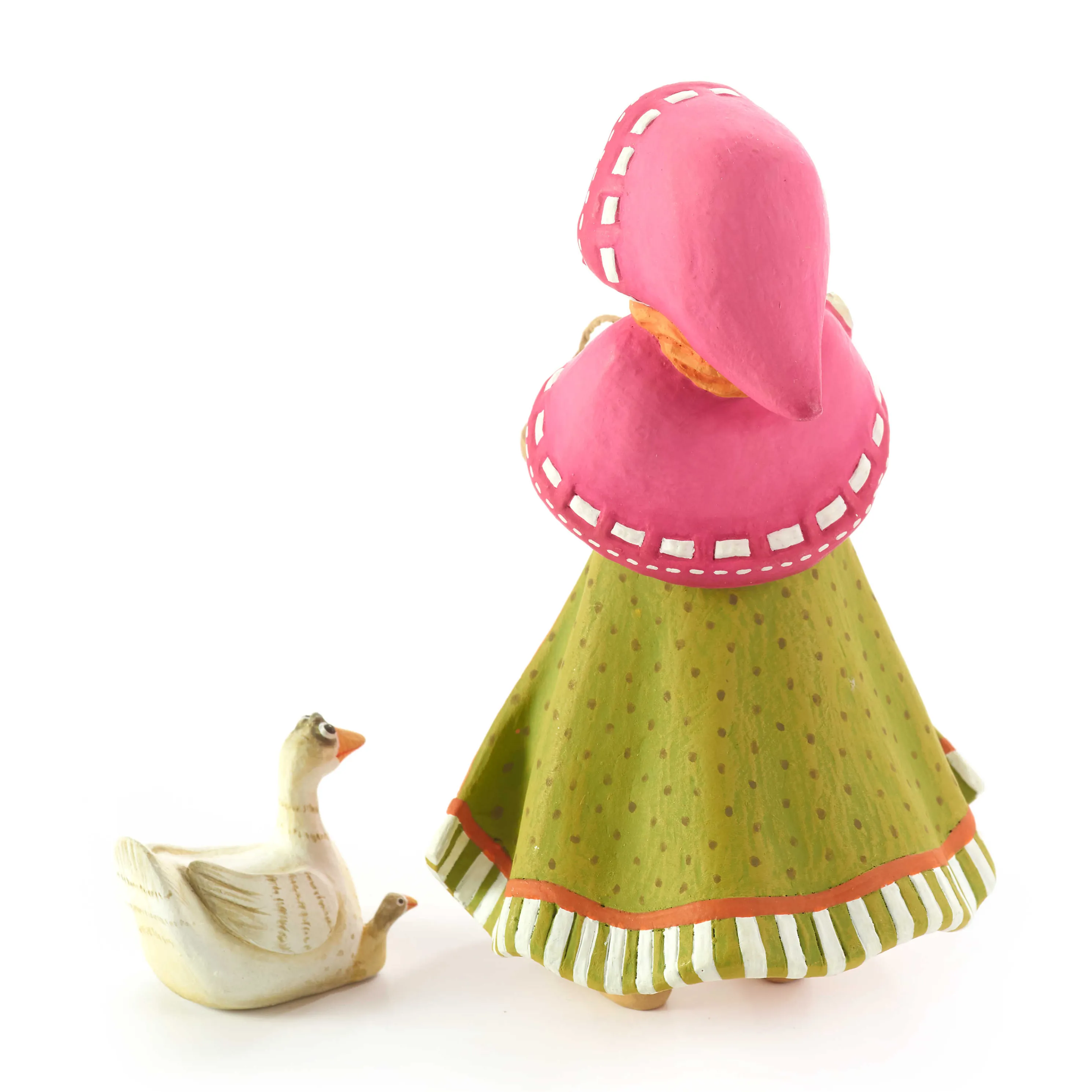 Patience Brewster Nativity Girl With Duck Figures