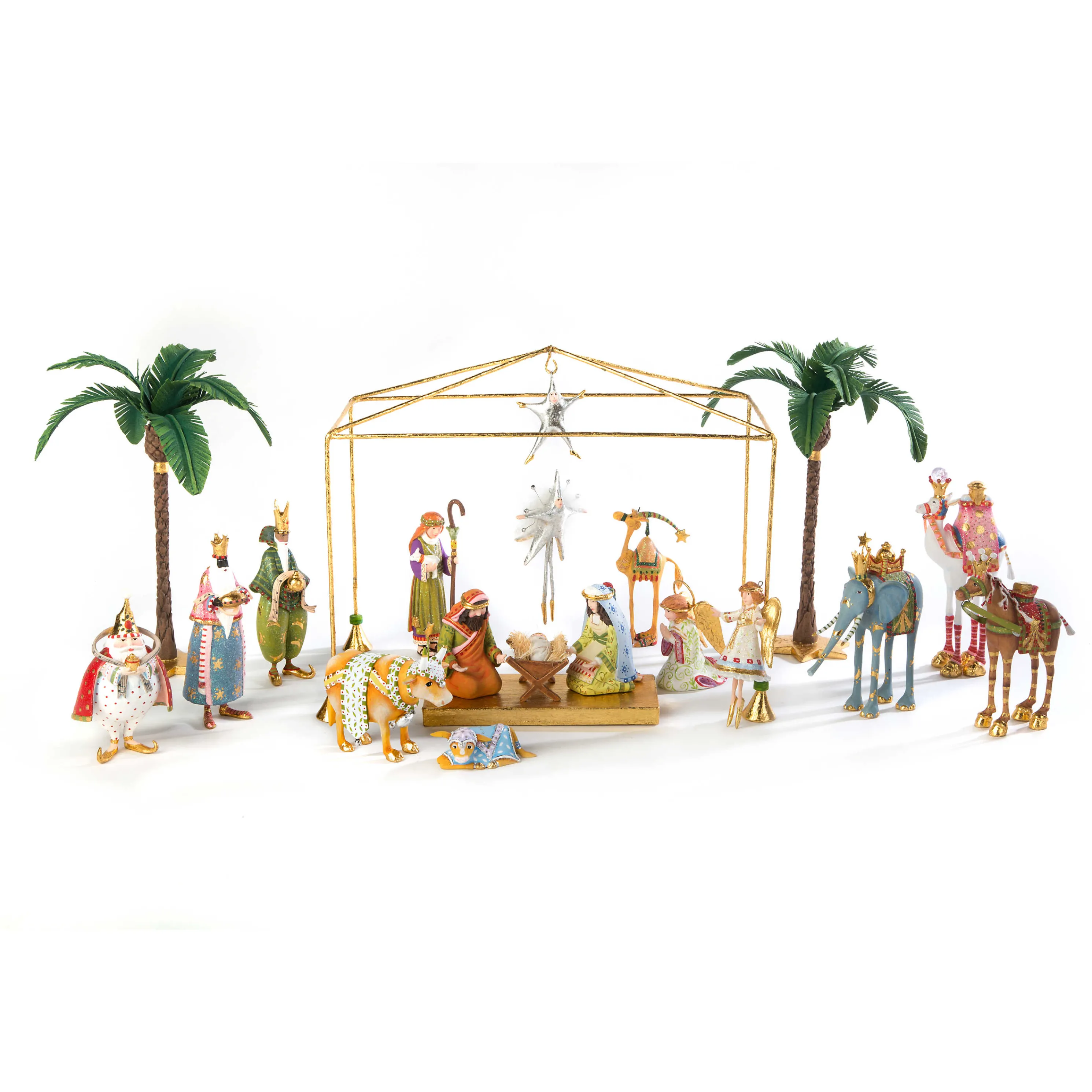 Patience Brewster Nativity Cow & Calf Mini Figures
