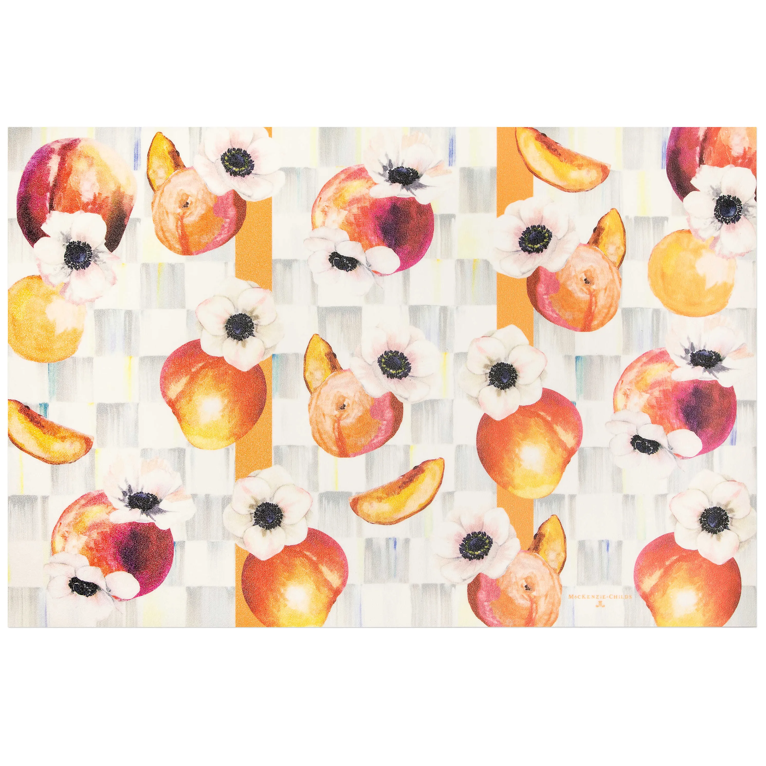 Peaches & Anemones Floor Mat - 2' X 3'