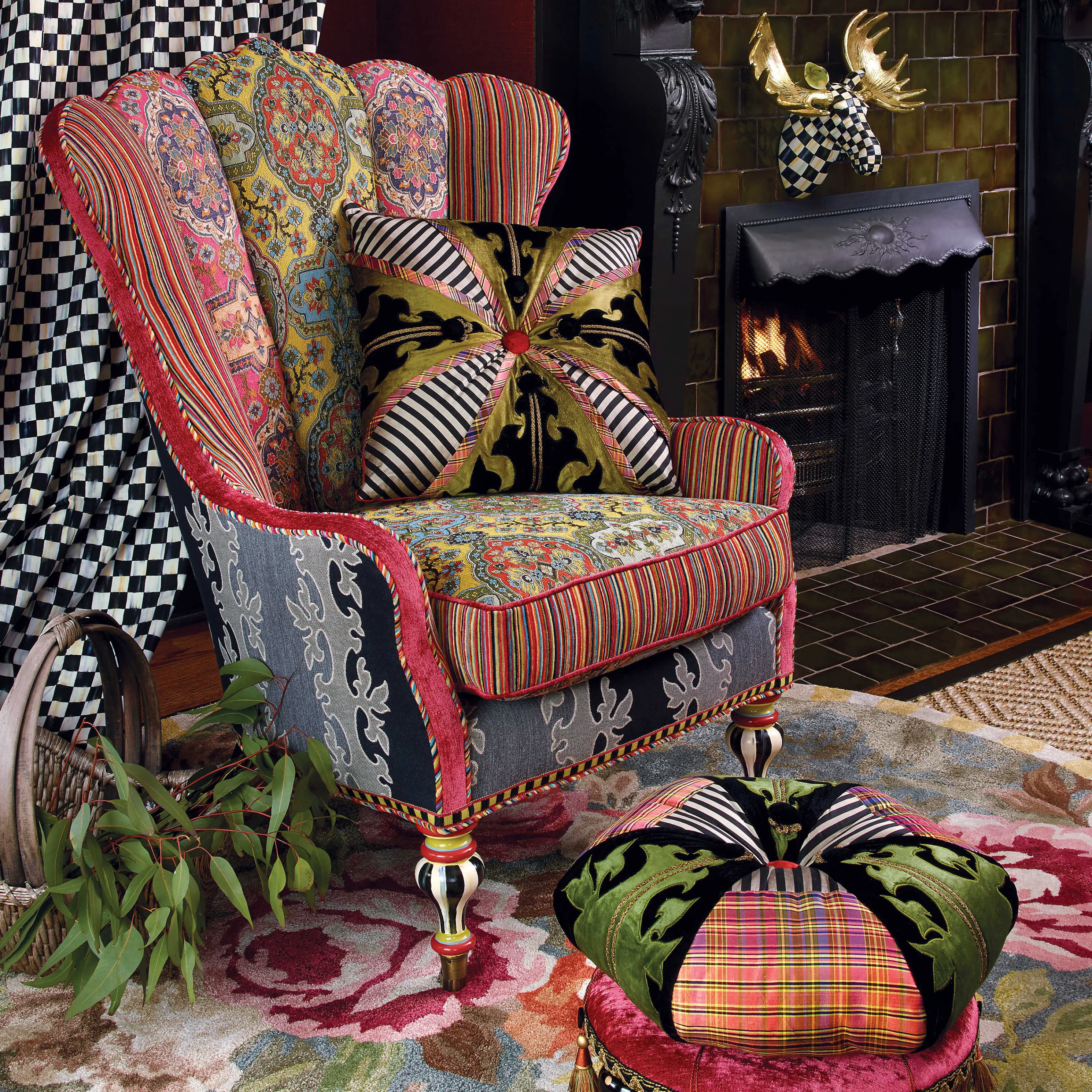 Portobello Road Square Pillow