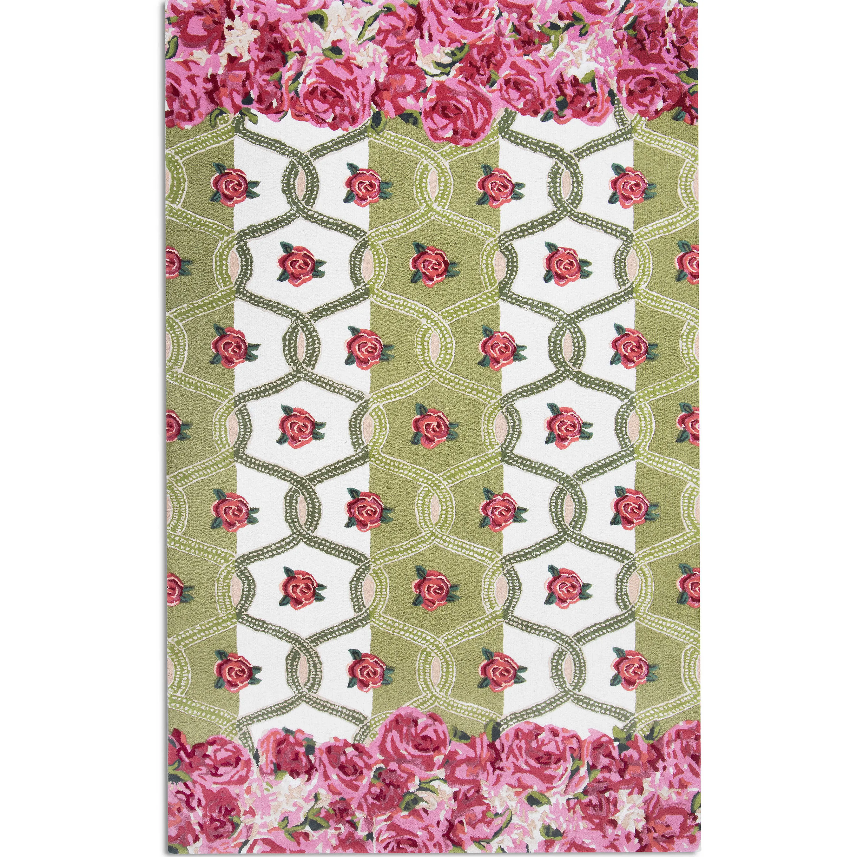 Really Rosy Rug - 5' X 8'