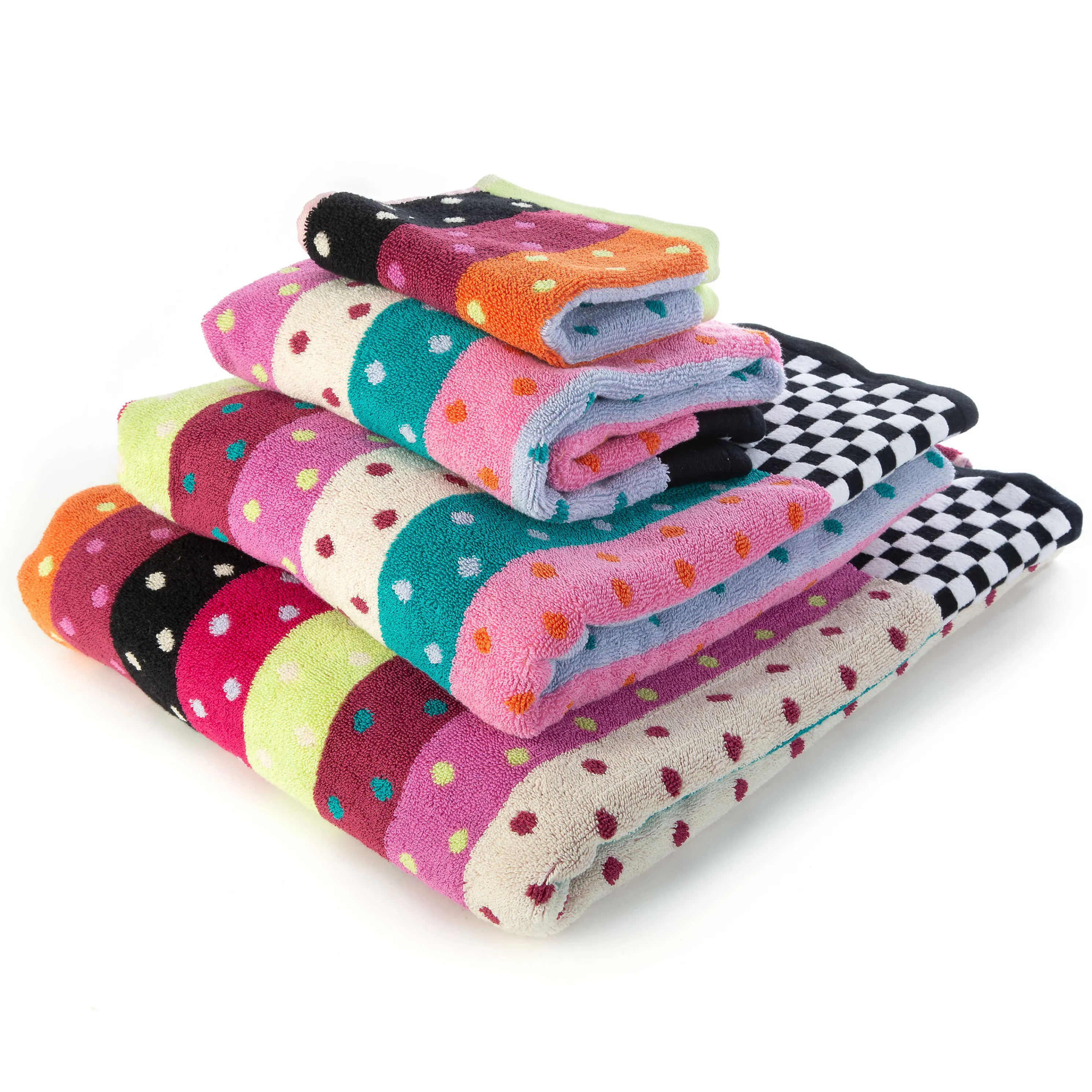 Ribbon & Dot Bath Towel