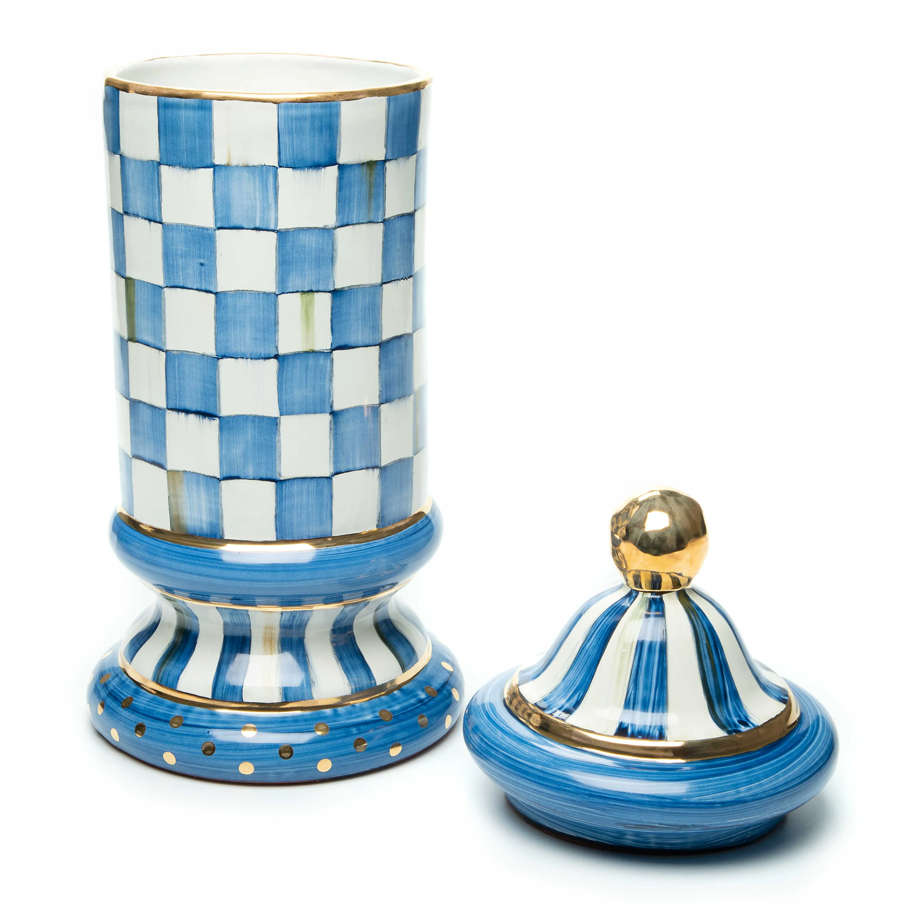 Royal Check Column Canister