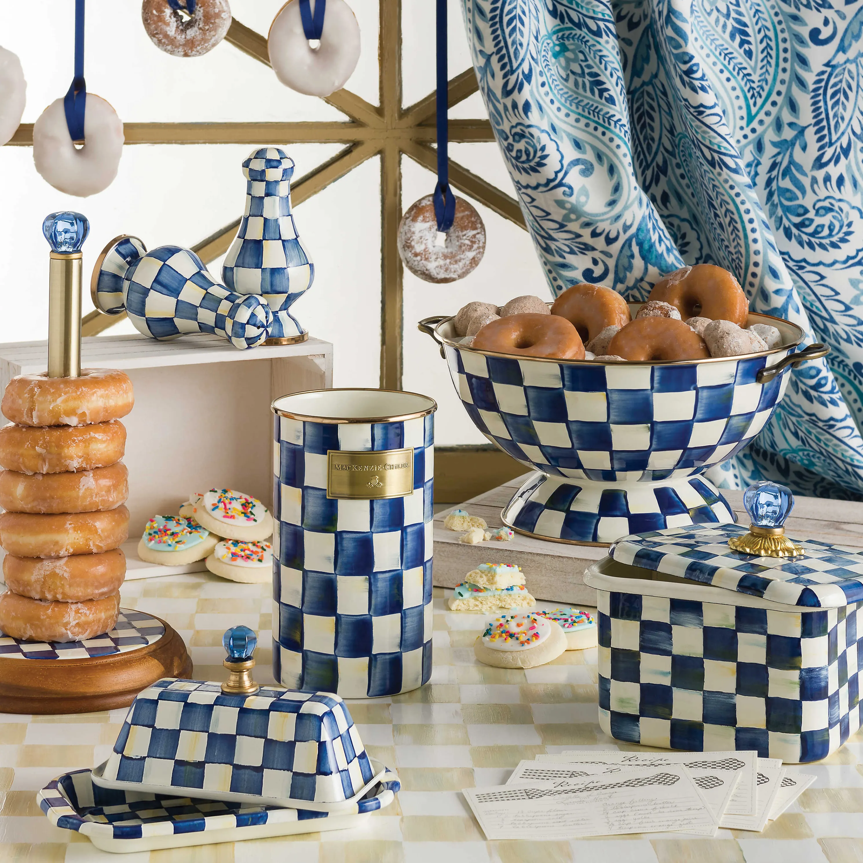 Royal Check Enamel Butter Box