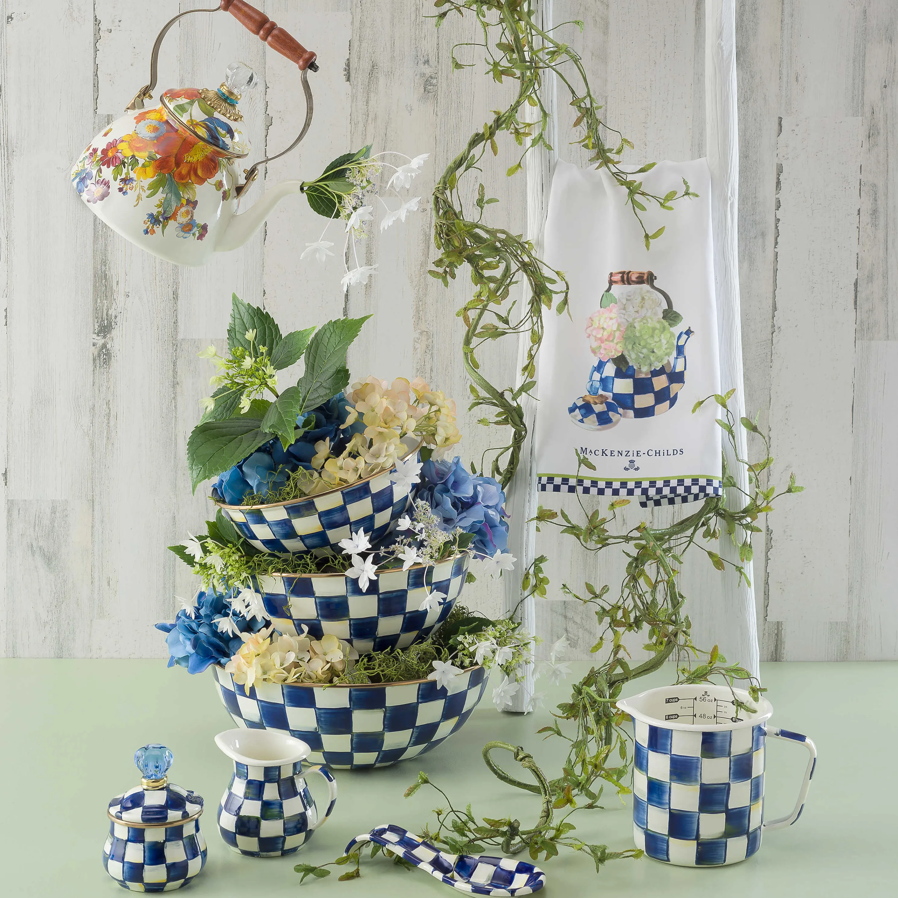 Royal Check Enamel Creamer