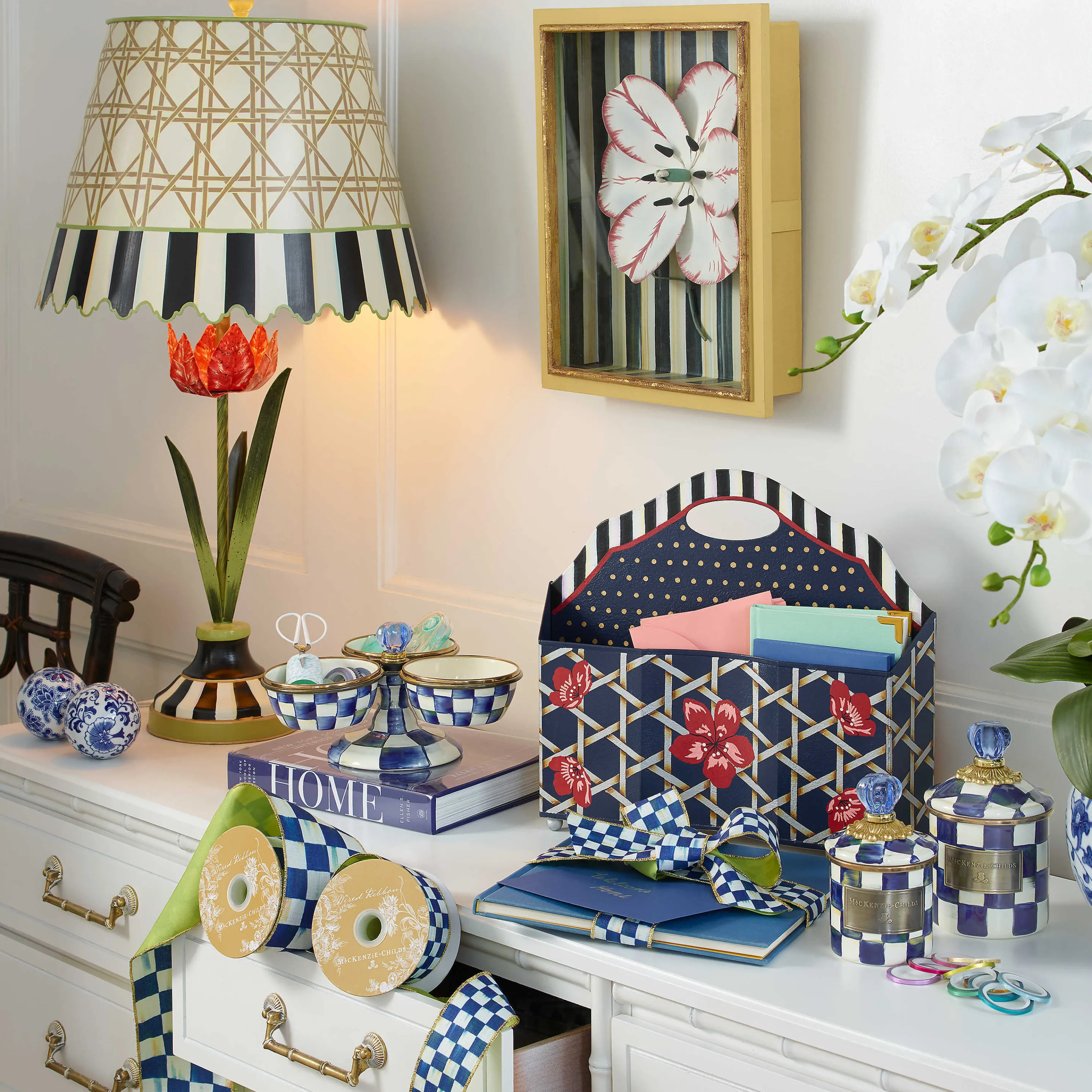 Royal Check Enamel Triplicity