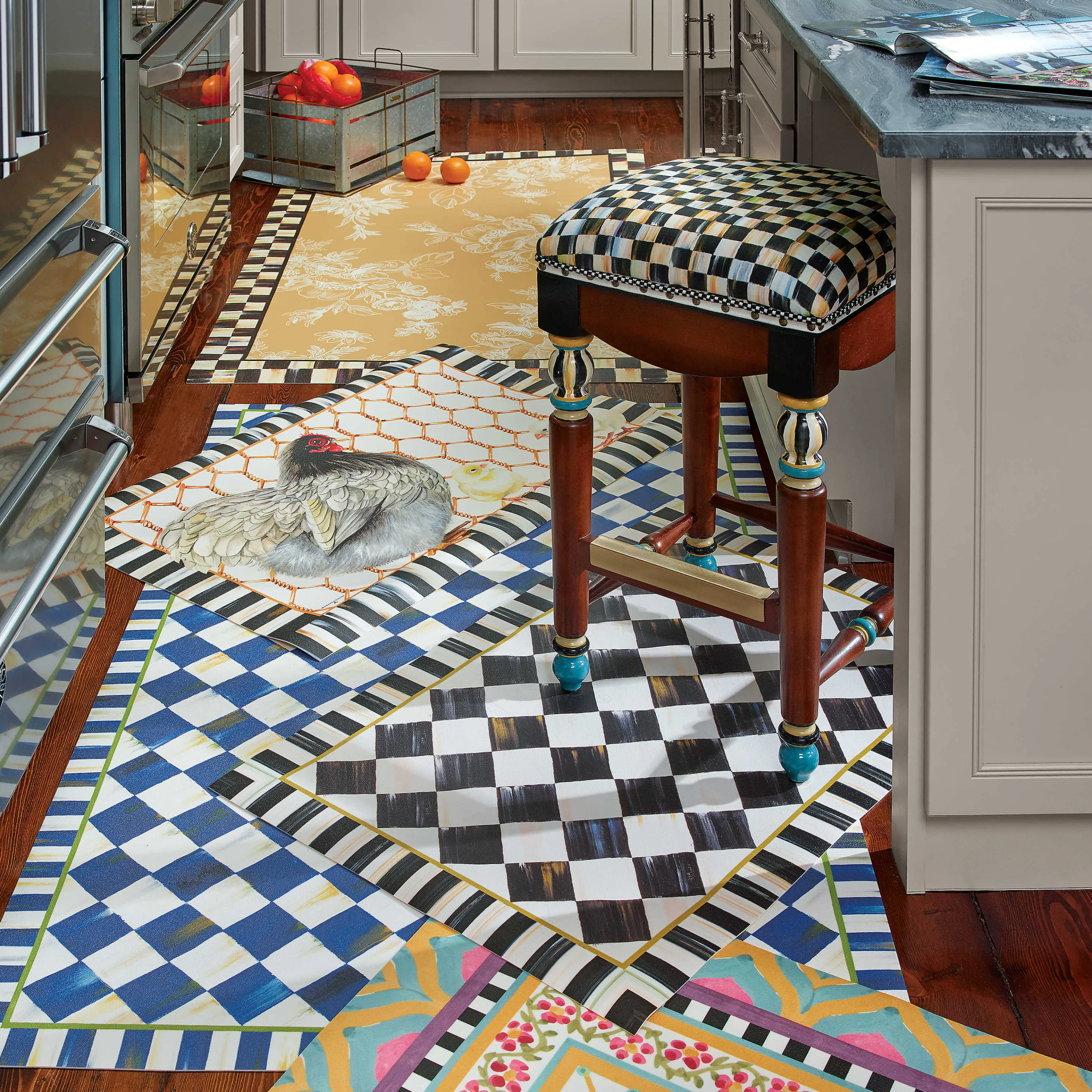 Royal Check Floor Mat - 3' X 5'