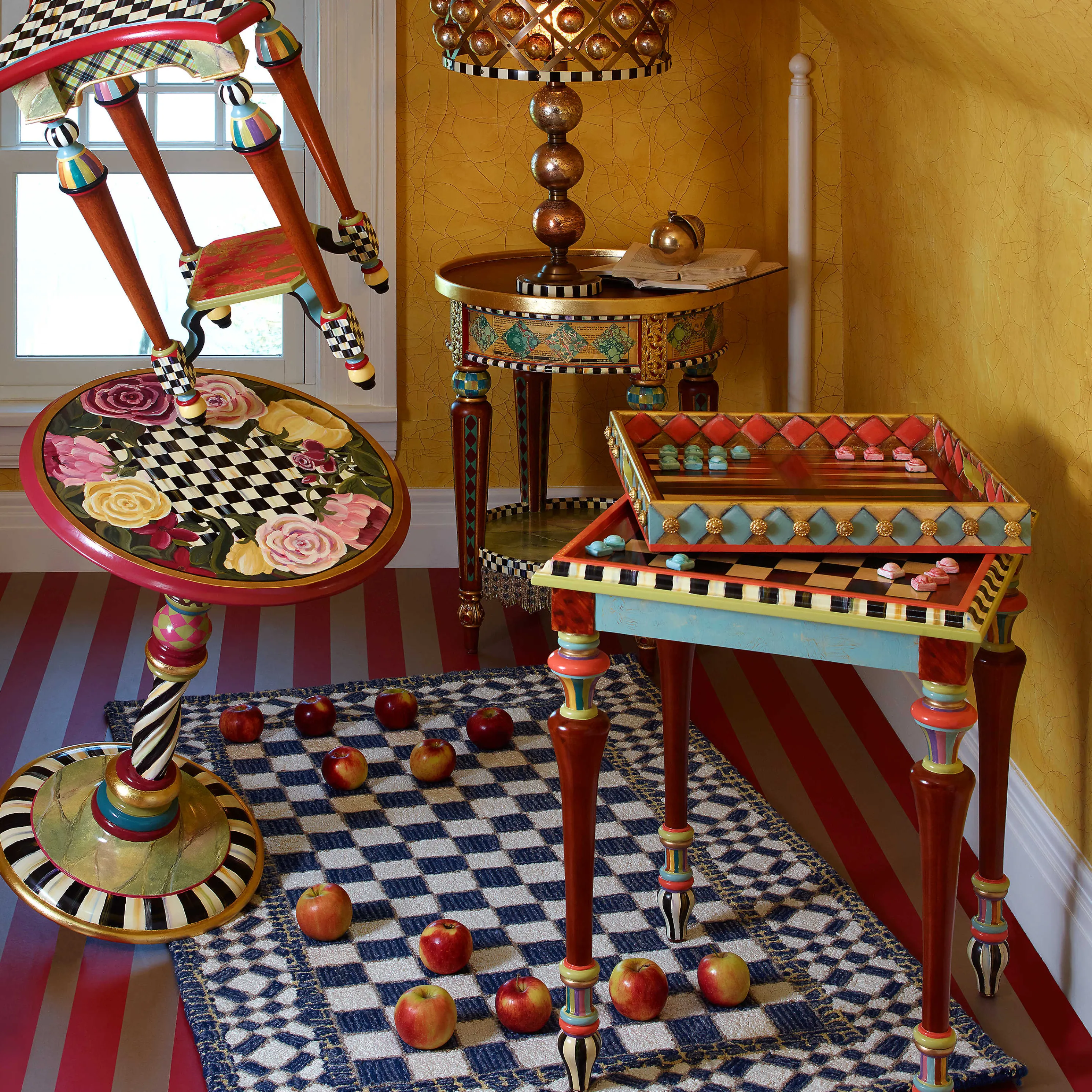 Royal Check Rug - 3' X 5'