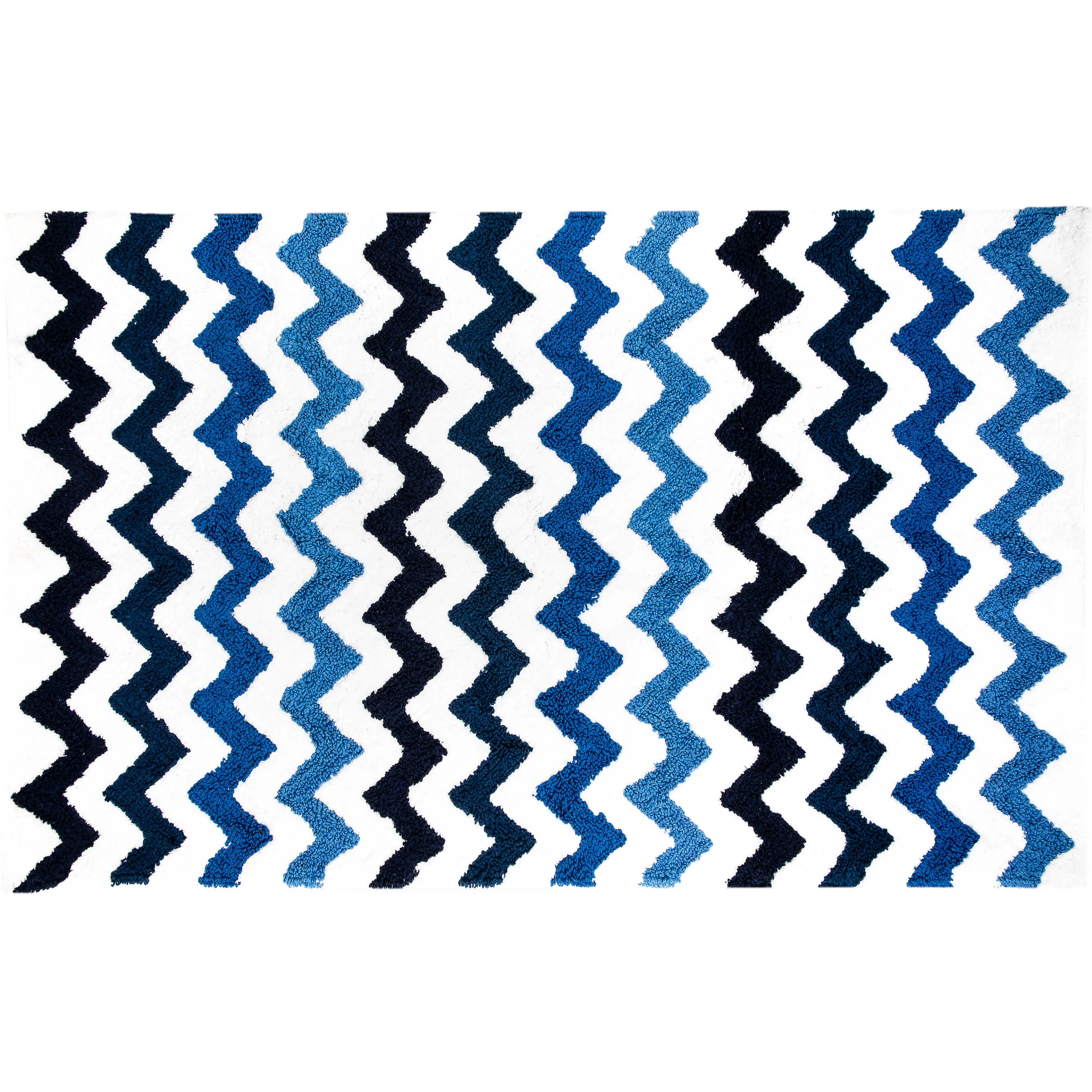 Royal Zig Zag Bath Rug - Large