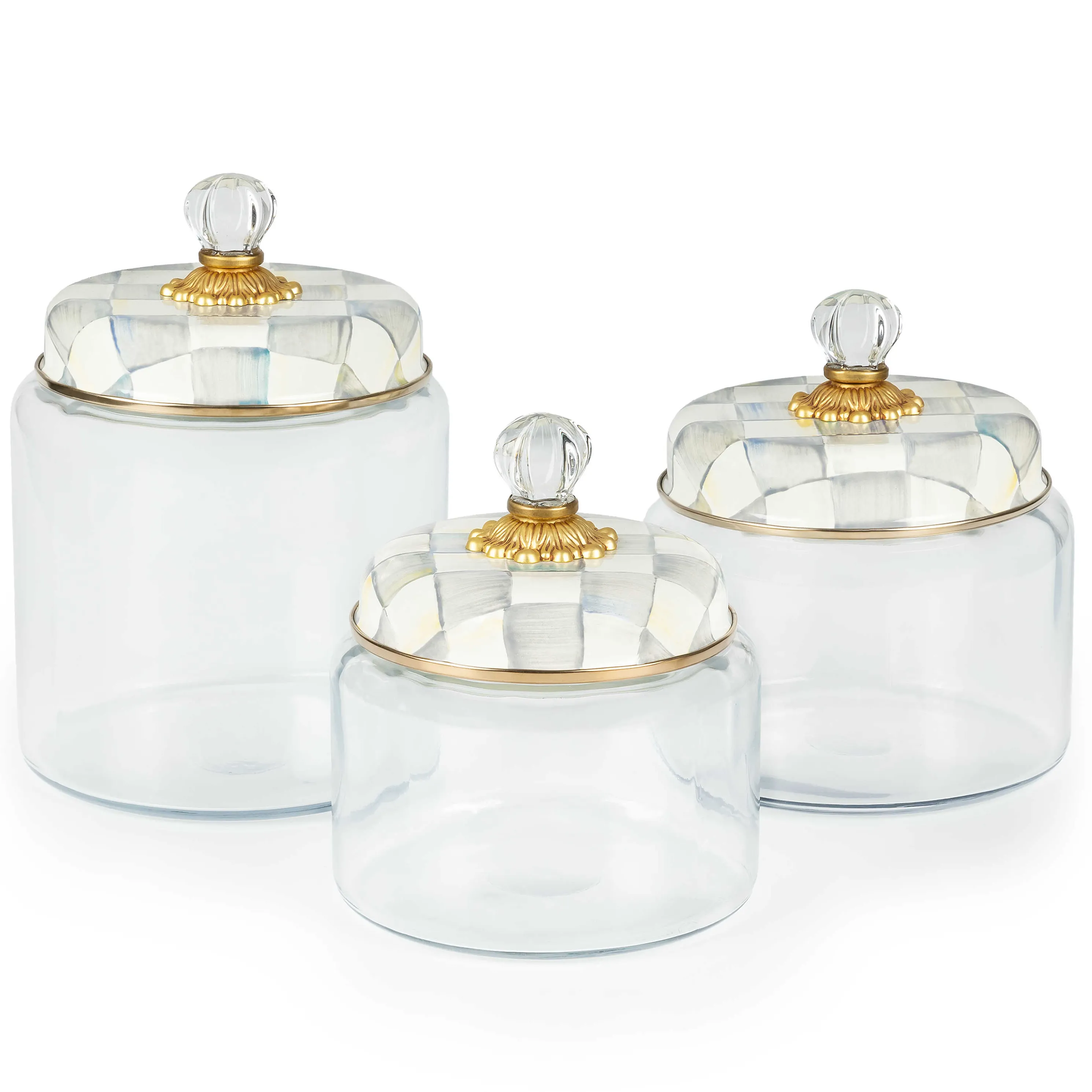 Sterling Check Kitchen Canister - Medium