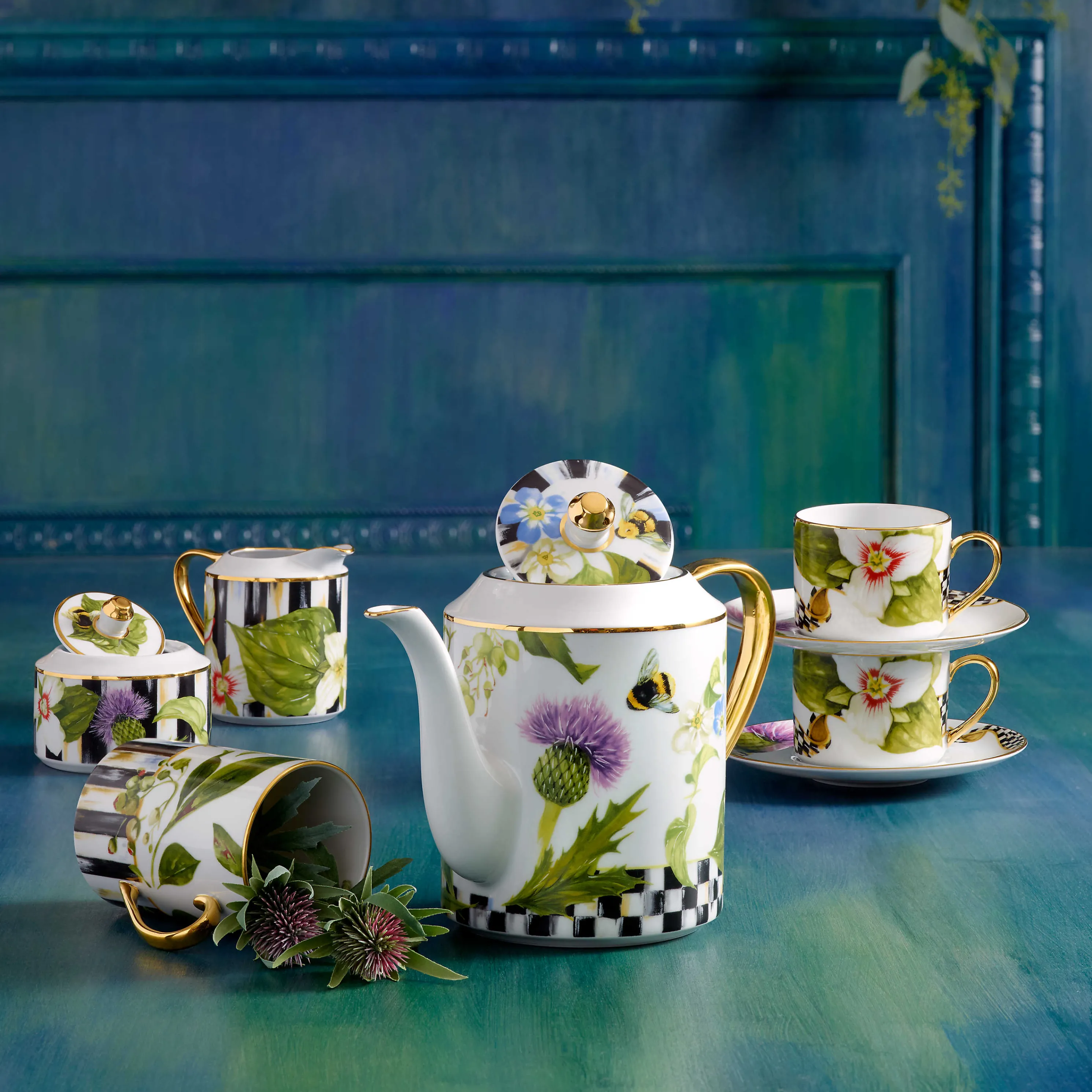 Thistle & Bee Teapot