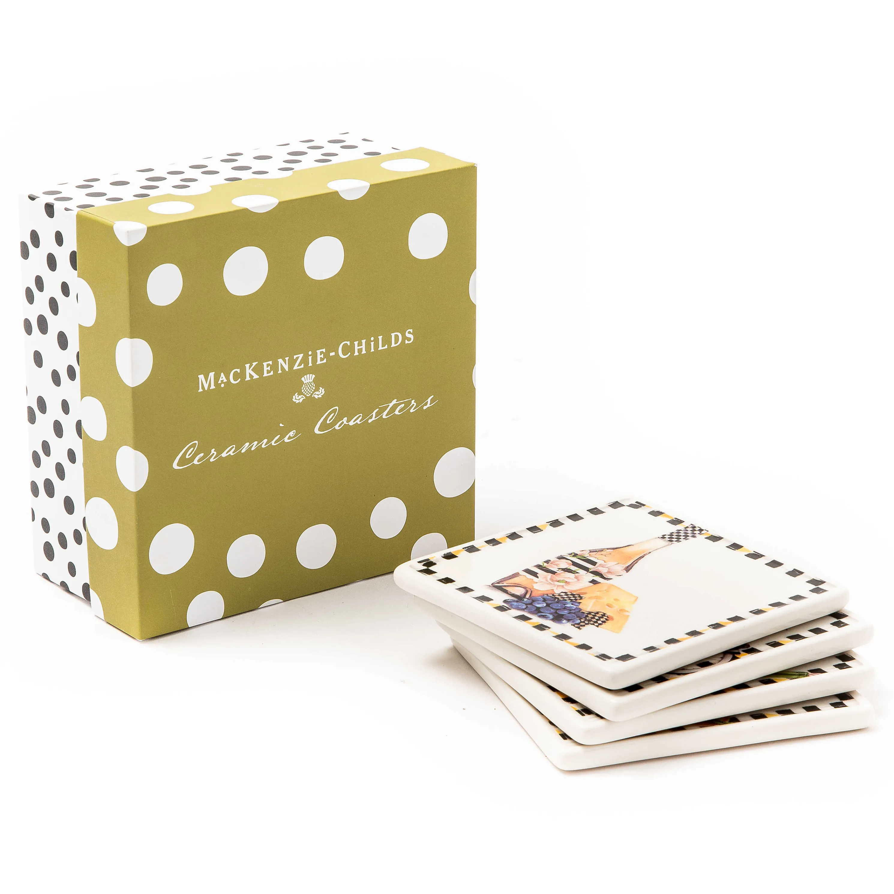 Vino Alfresco Coasters - Set Of 4