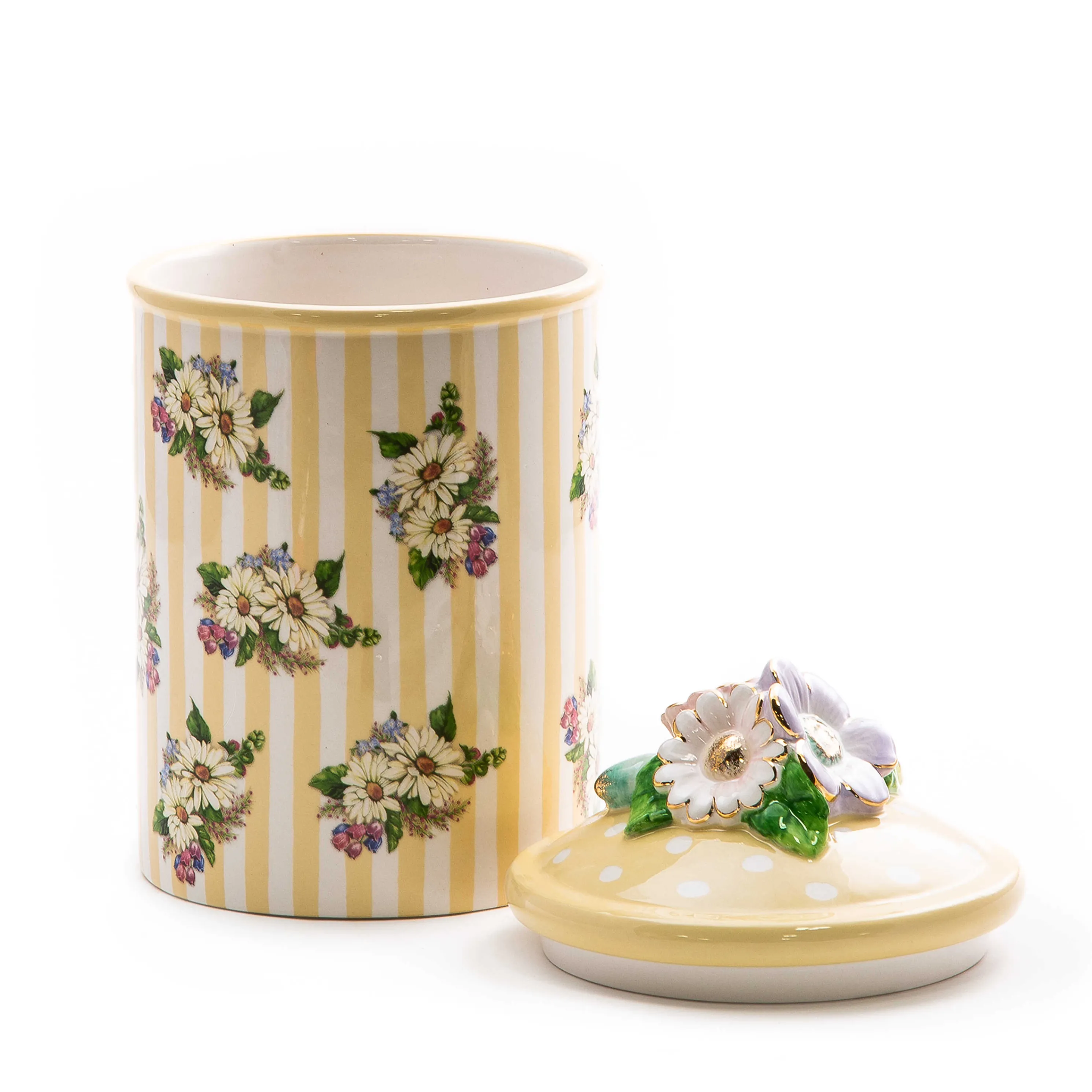 Wildflowers Large Canister - Yellow