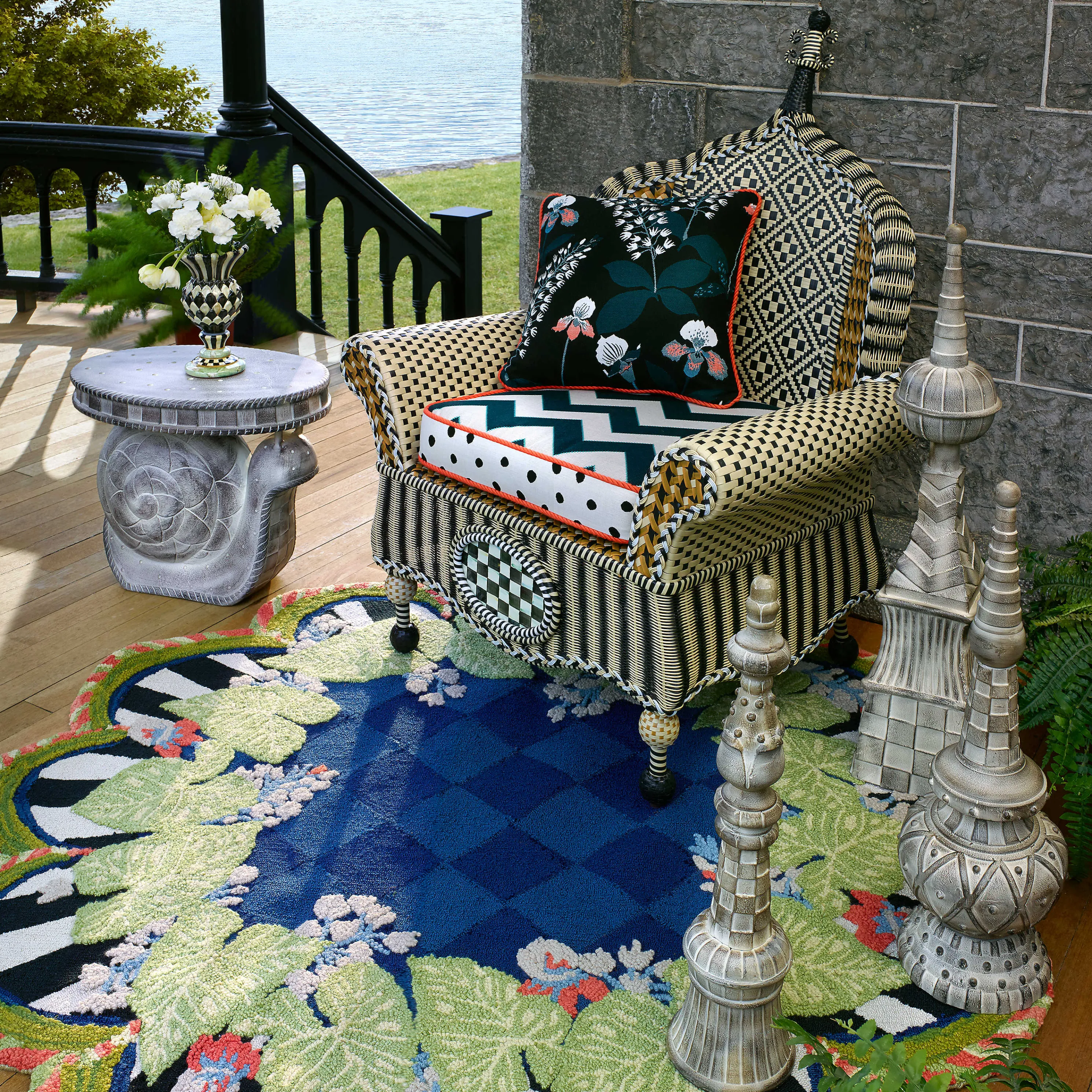 Zanzibar Indoor/Outdoor Rug - 6' Round